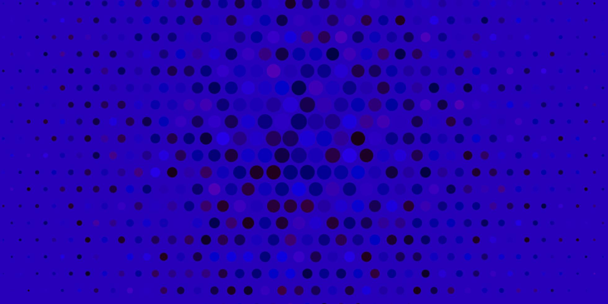 Fondo de vector azul claro, rojo con manchas. Ilustración abstracta de brillo con gotas de colores. patrón para folletos, folletos.