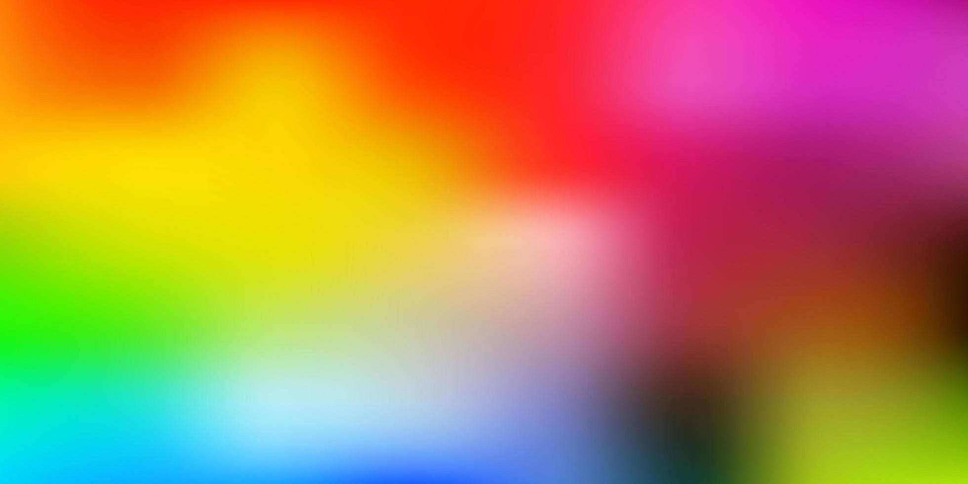 Fondo de desenfoque abstracto de vector multicolor claro.