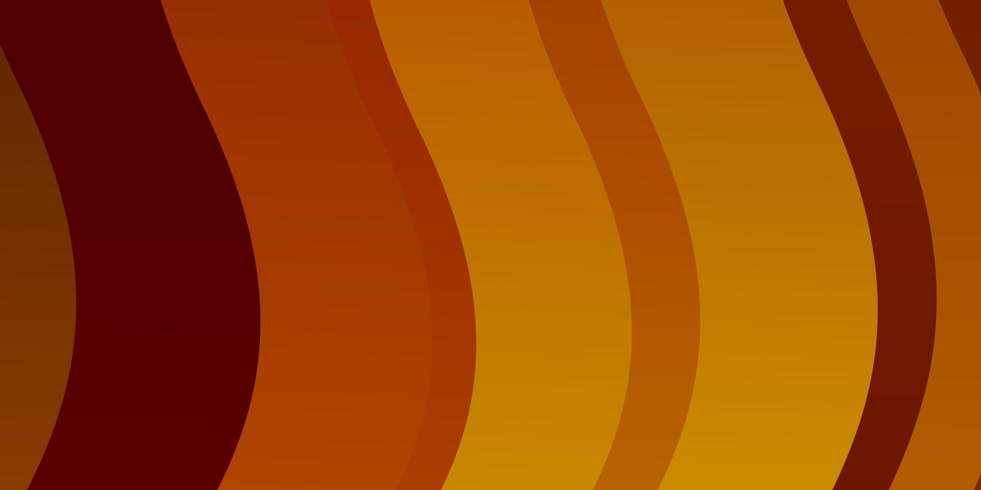 Light Orange vector layout with circular arc. Illustration in abstract style with gradient curved. Pattern for booklets, leaflets.