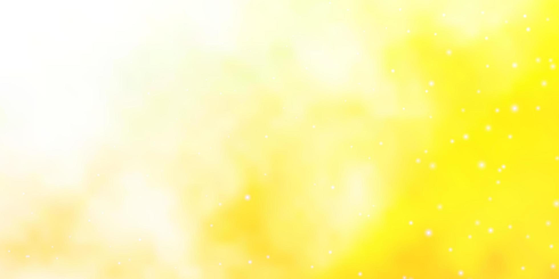 Light Orange vector background with colorful stars. Colorful illustration with abstract gradient stars. Best design for your ad, poster, banner.
