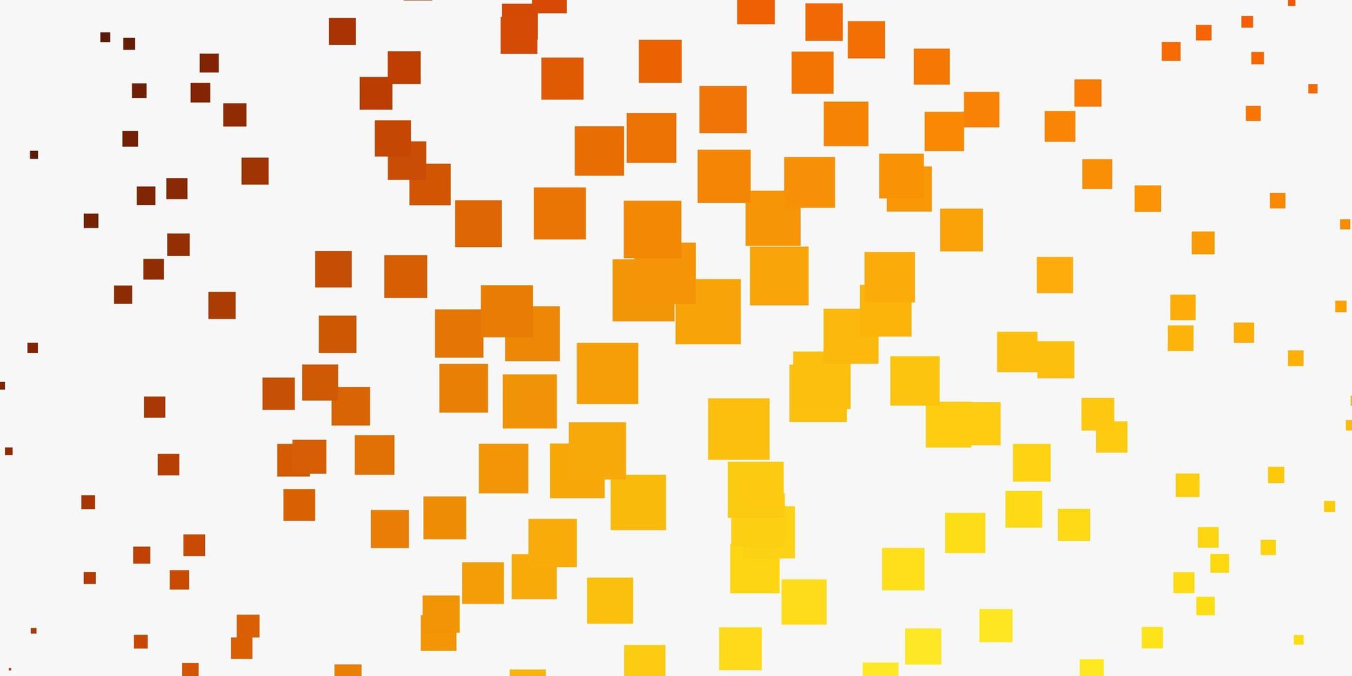 Light Orange vector backdrop with rectangles. Colorful illustration with gradient rectangles and squares. Pattern for websites, landing pages.