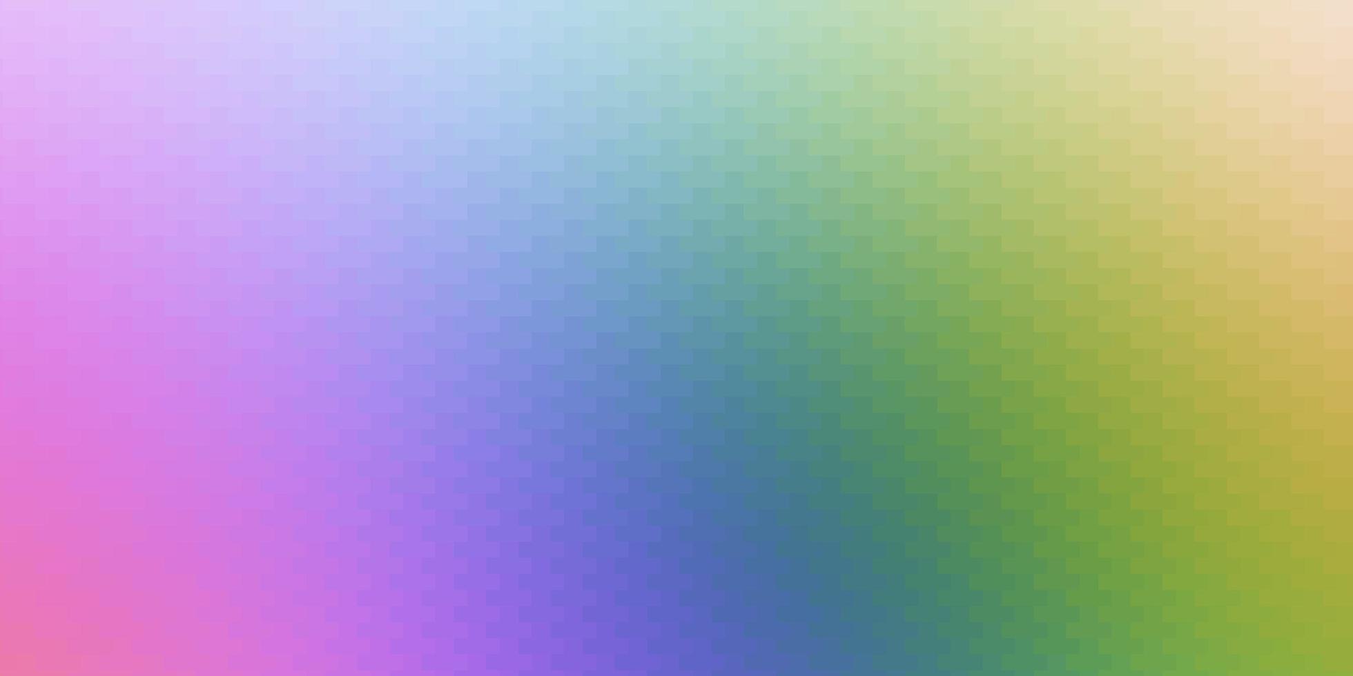 Light Multicolor vector texture in rectangular style. Abstract gradient illustration with rectangles. Template for cellphones.