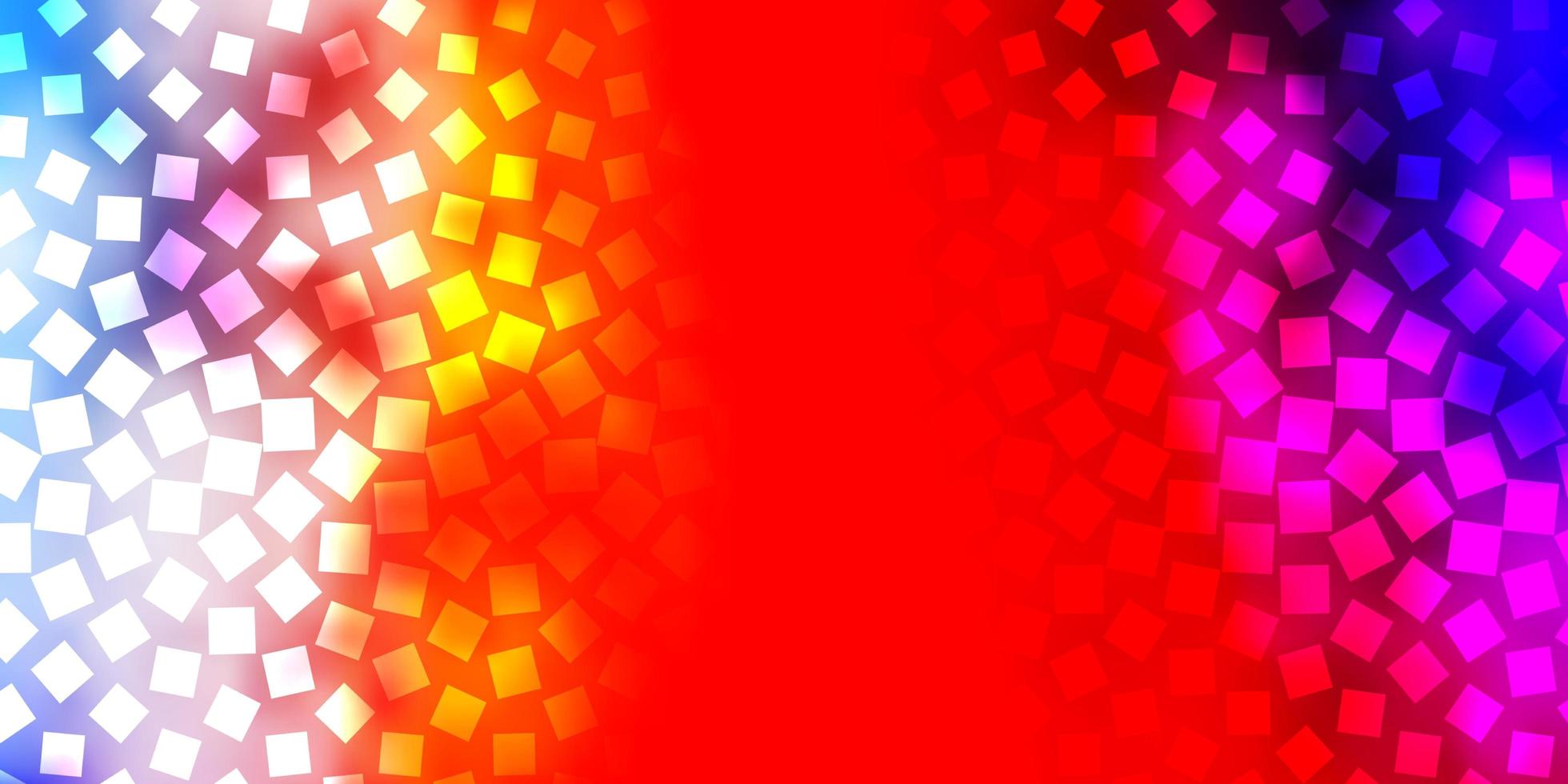 Light Multicolor vector backdrop with rectangles. Colorful illustration with gradient rectangles and squares. Design for your business promotion.