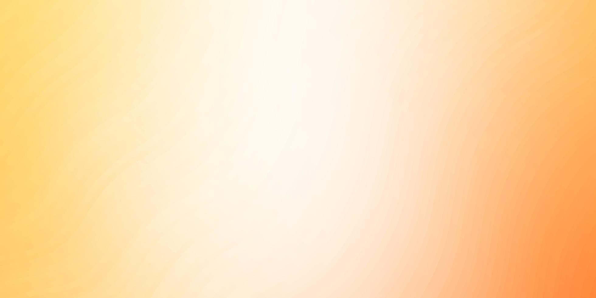 Light Orange vector backdrop with bent lines. Abstract illustration with gradient bows. Pattern for ads, commercials.