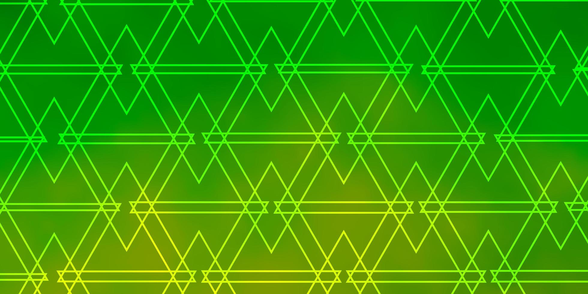 Light Green vector background with polygonal style. Abstract gradient illustration with triangles. Pattern for commercials.