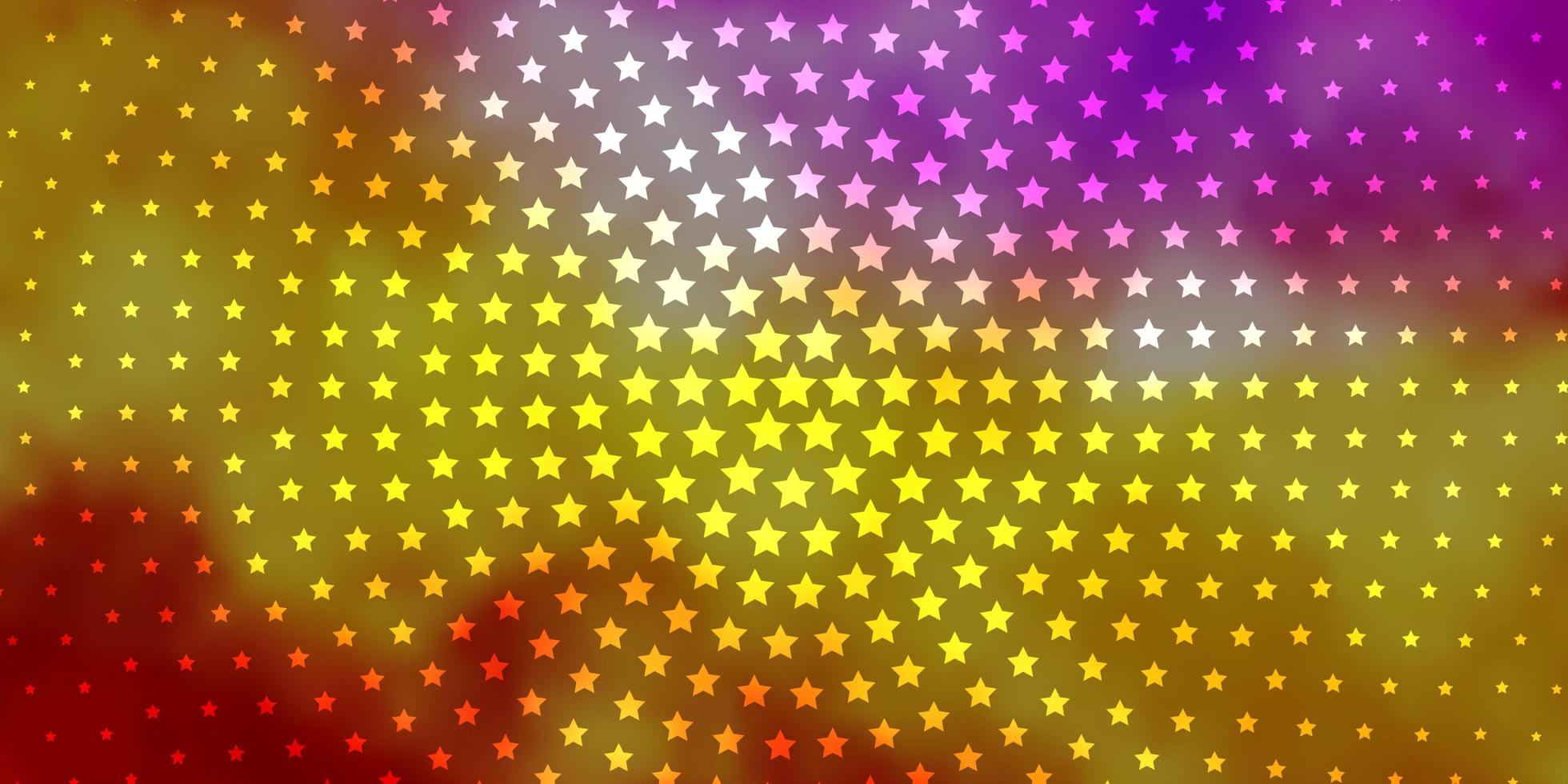 Fondo de vector multicolor claro con estrellas de colores. Ilustración colorida con estrellas de degradado abstracto. diseño para la promoción de su negocio.