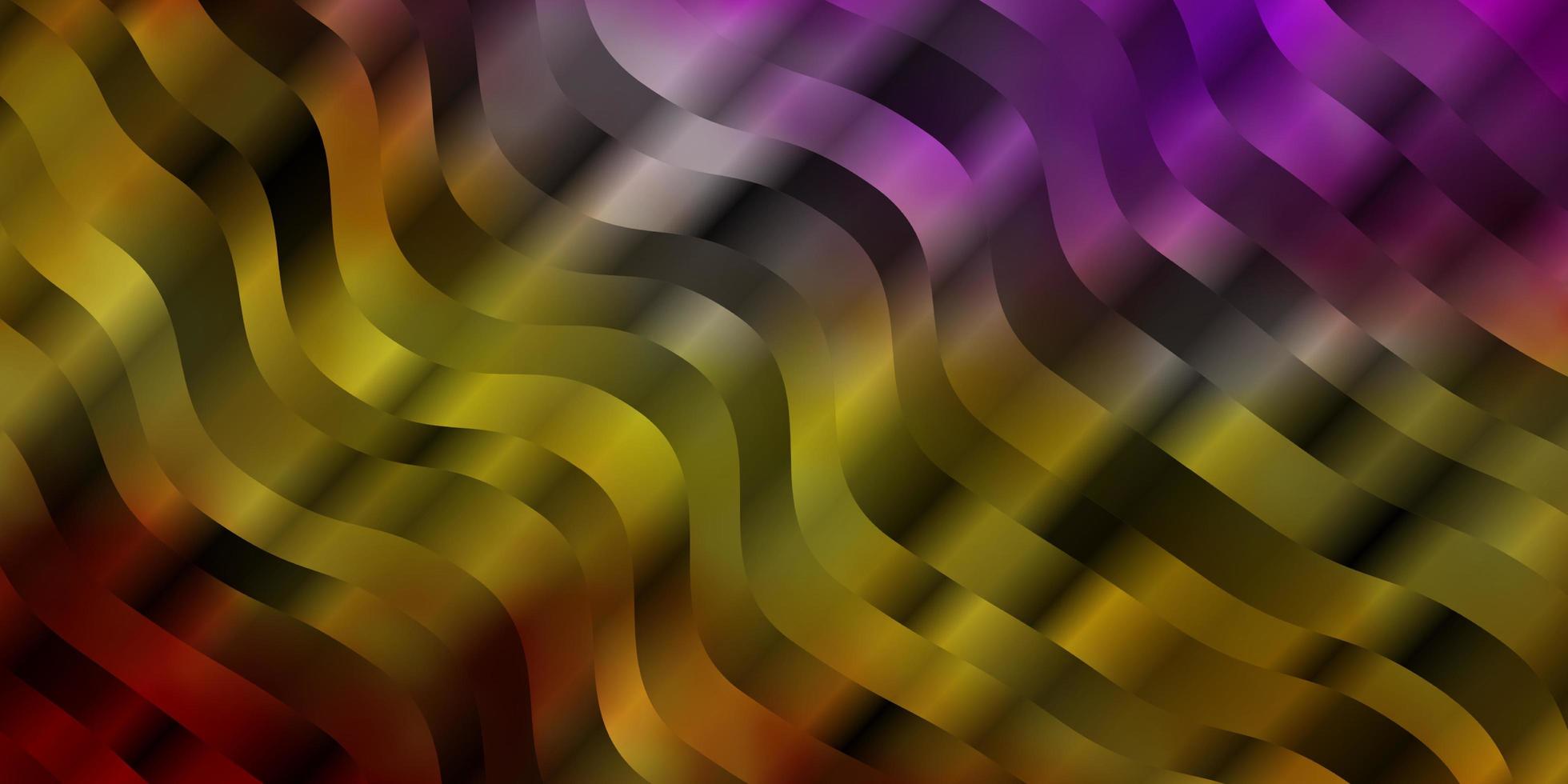 Light Multicolor vector pattern with curved lines. Brand new colorful illustration with bent lines. Pattern for websites, landing pages.