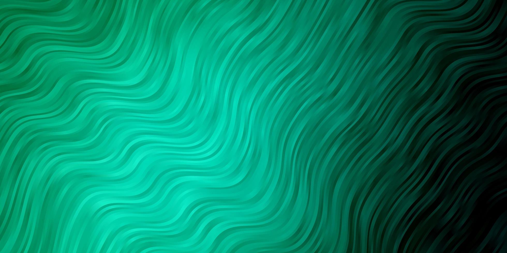 Light Green vector background with lines. Abstract illustration with bandy gradient lines. Pattern for websites, landing pages.