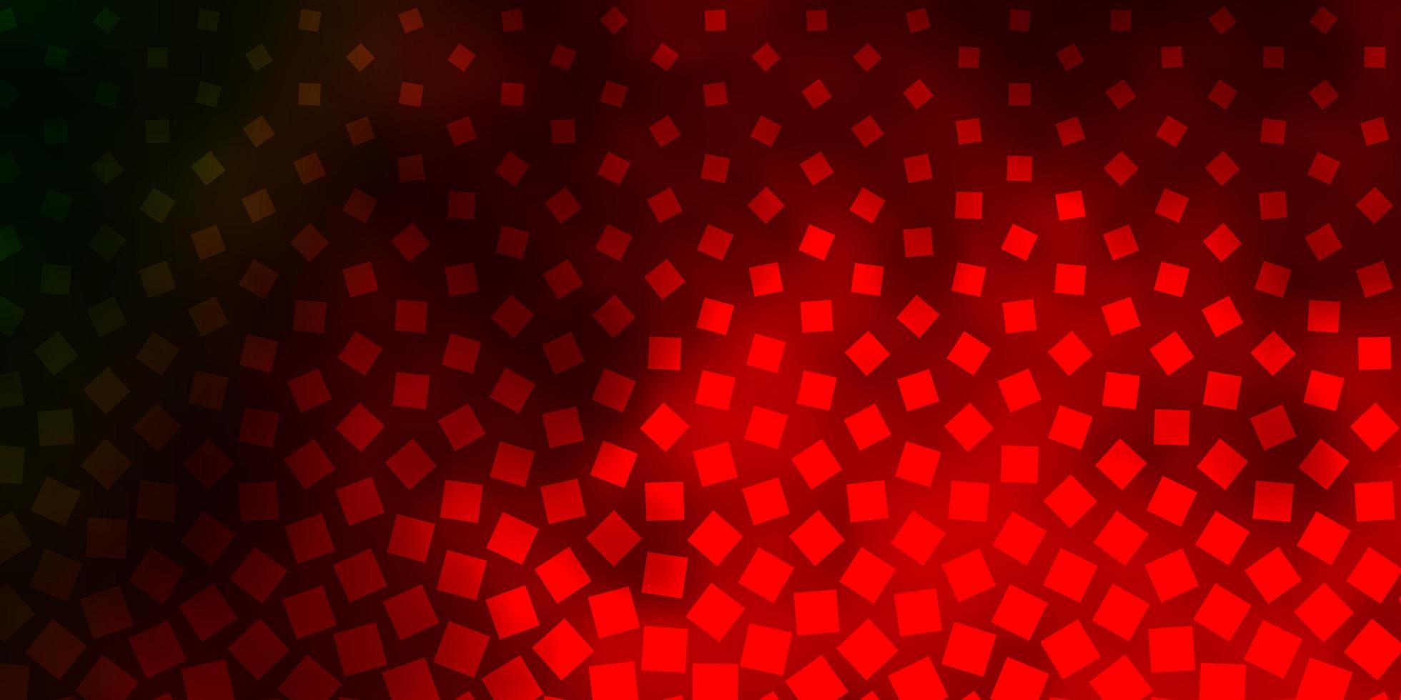 Dark Green, Red vector texture in rectangular style. Illustration with a set of gradient rectangles. Pattern for websites, landing pages.