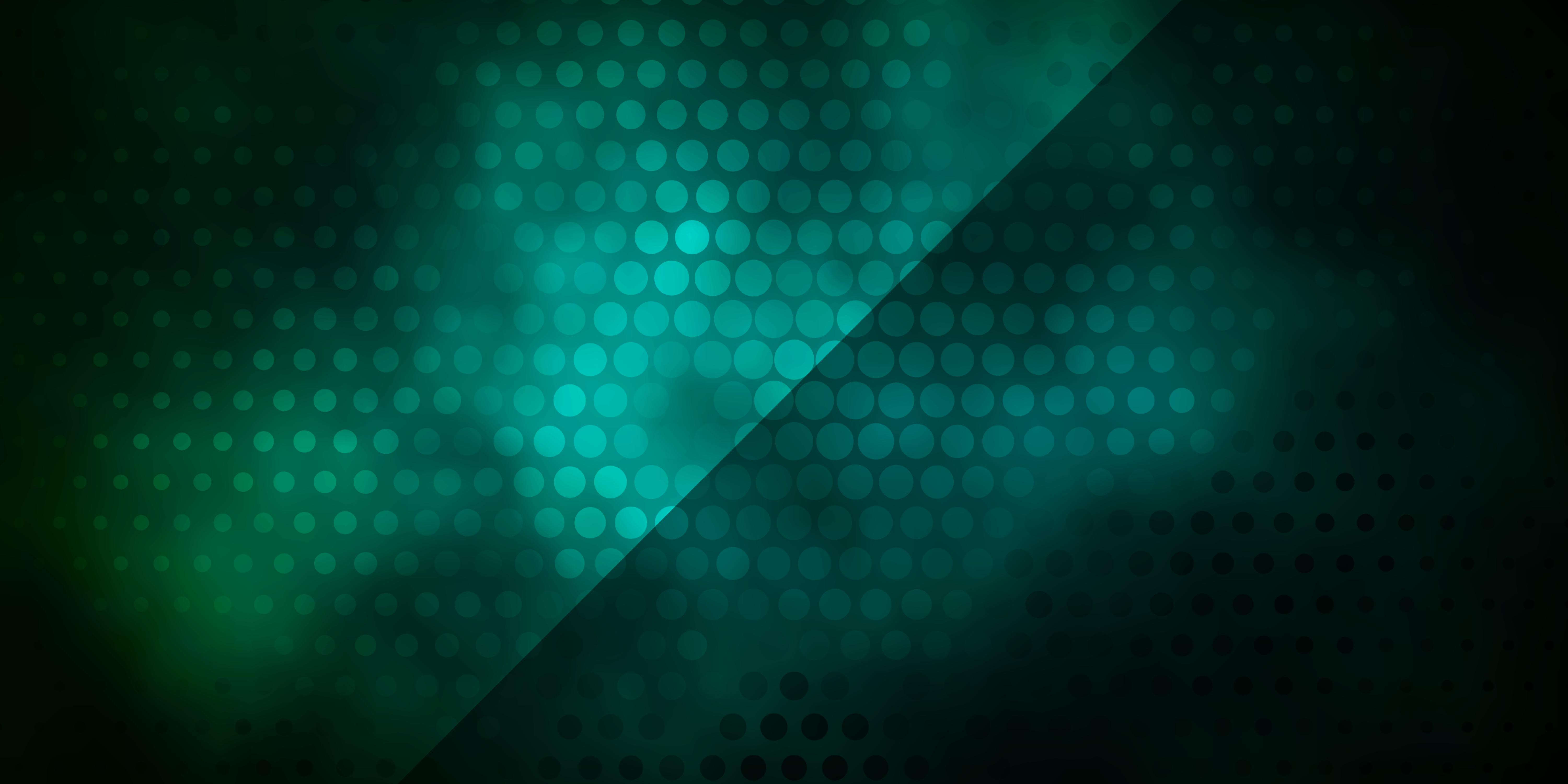Dark Green vector background with circles. Colorful illustration with  gradient dots in nature style. Pattern for wallpapers, curtains. 2835001  Vector Art at Vecteezy