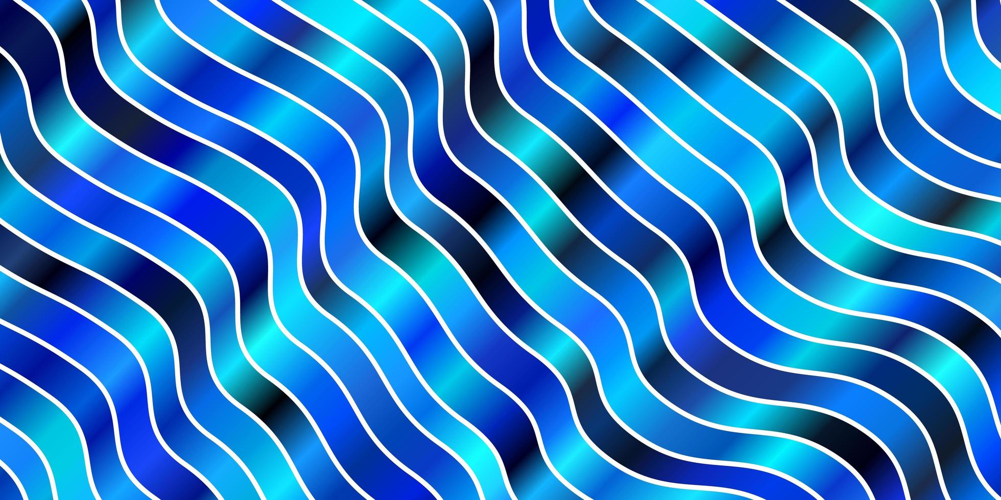 Light BLUE vector background with bent lines. Colorful illustration, which consists of curves. Pattern for ads, commercials.