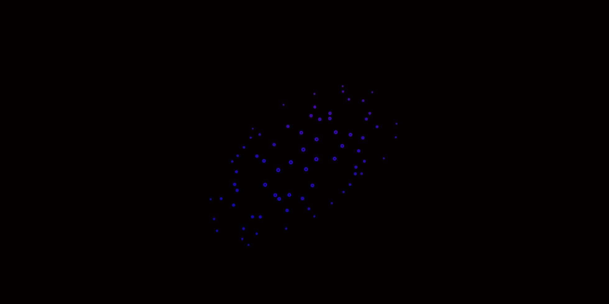 Dark Blue, Red vector texture with circles. Colorful illustration with gradient dots in nature style. Pattern for wallpapers, curtains.