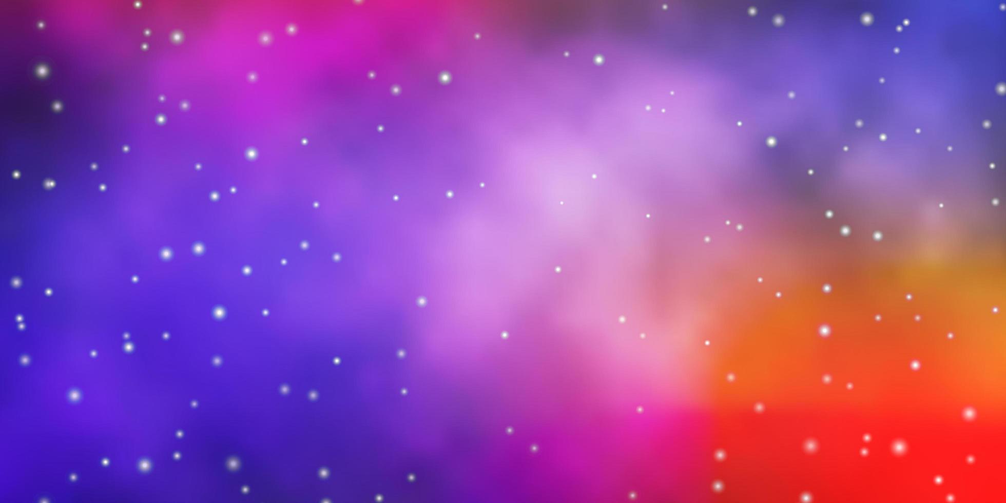 Dark Blue, Red vector texture with beautiful stars. Colorful illustration in abstract style with gradient stars. Pattern for websites, landing pages.