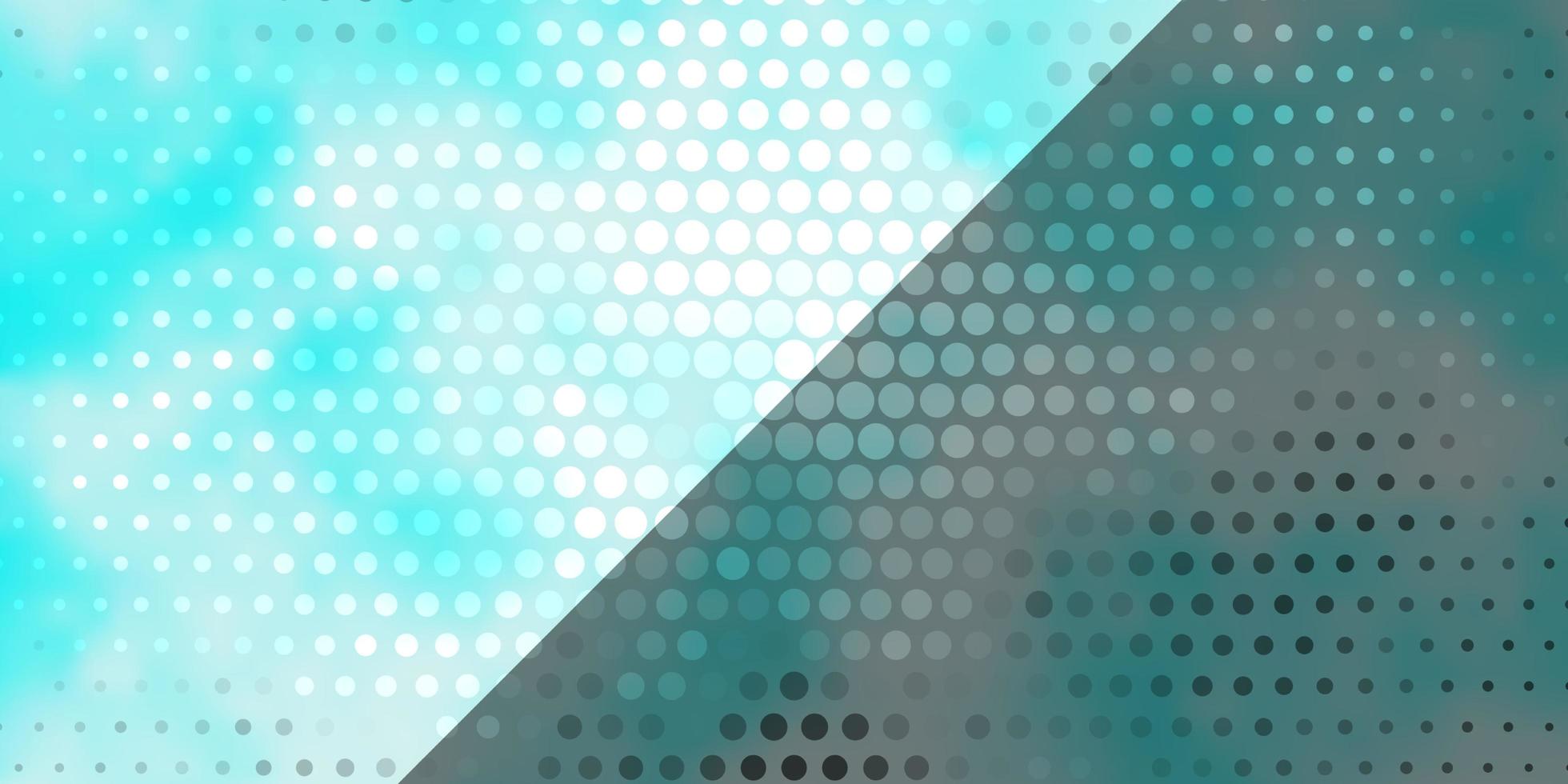 Telón de fondo de vector azul claro con círculos. Ilustración abstracta moderna con formas circulares de colores. patrón para anuncios comerciales.