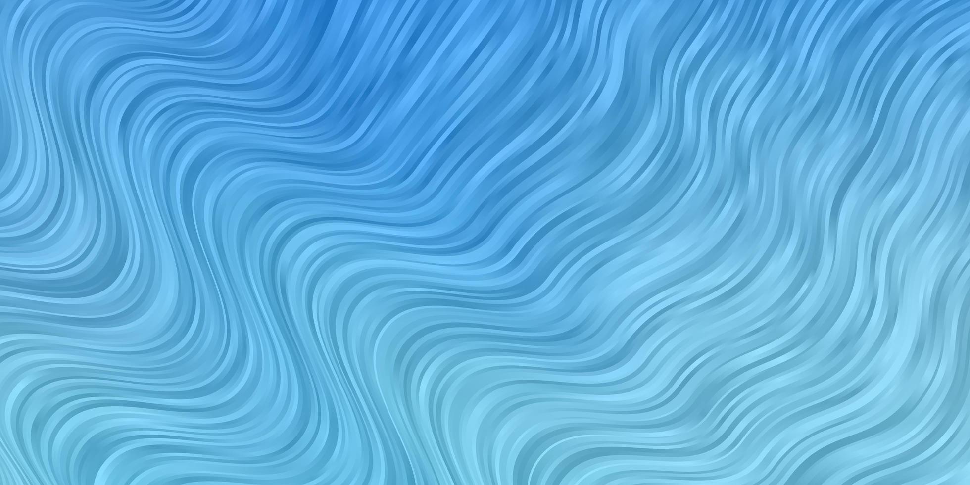Light BLUE vector texture with curves. Abstract gradient illustration with wry lines. Template for cellphones.