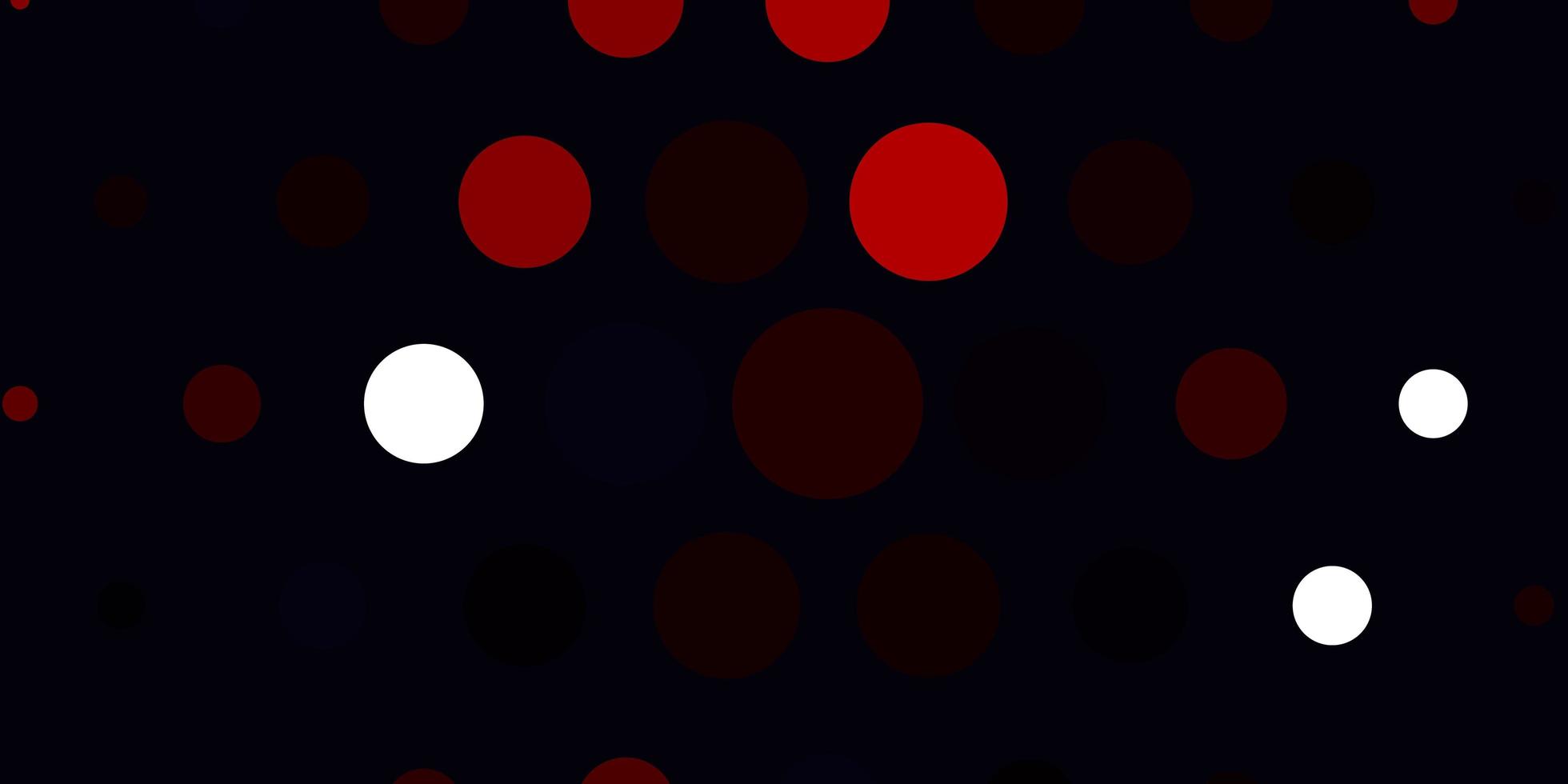 Telón de fondo de vector rojo claro con puntos. Ilustración colorida con puntos degradados en estilo natural. diseño para sus comerciales.