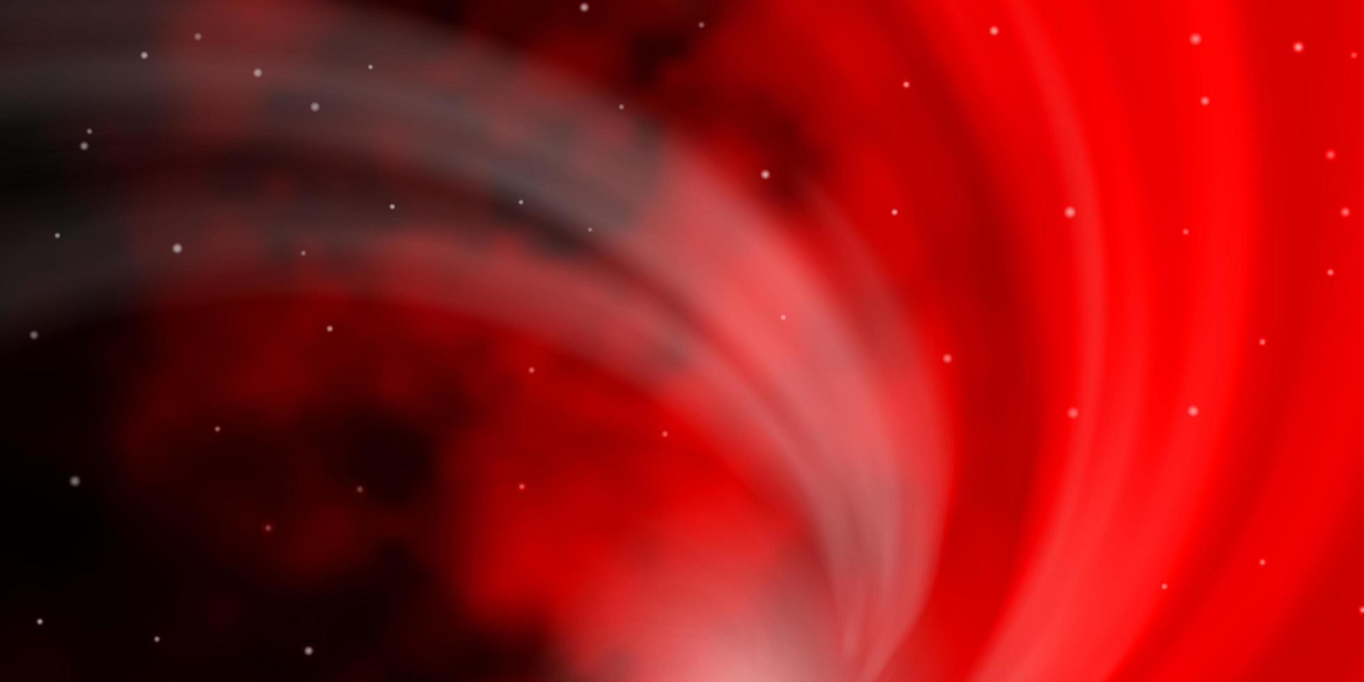 textura vector rojo oscuro con hermosas estrellas. Ilustración decorativa con estrellas en plantilla abstracta. tema para teléfonos celulares.