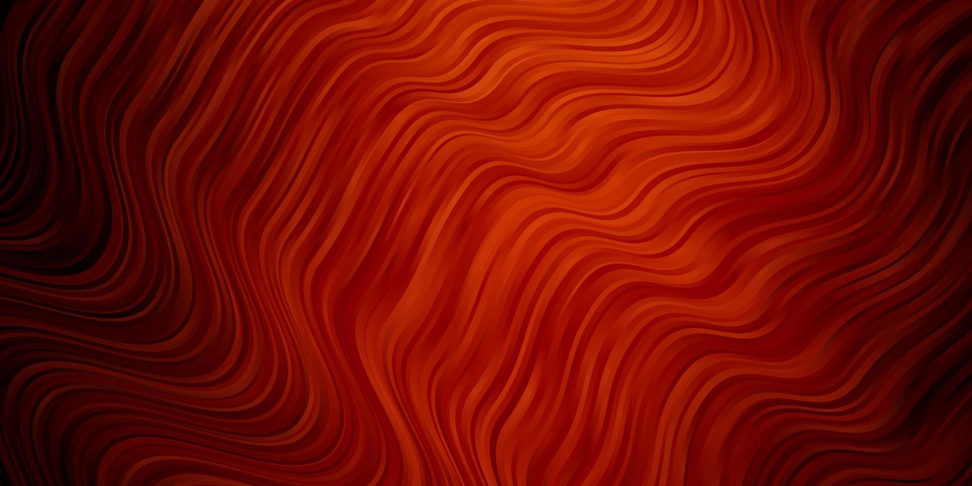 Light Red vector background with bent lines. Abstract illustration with bandy gradient lines. Smart design for your promotions.