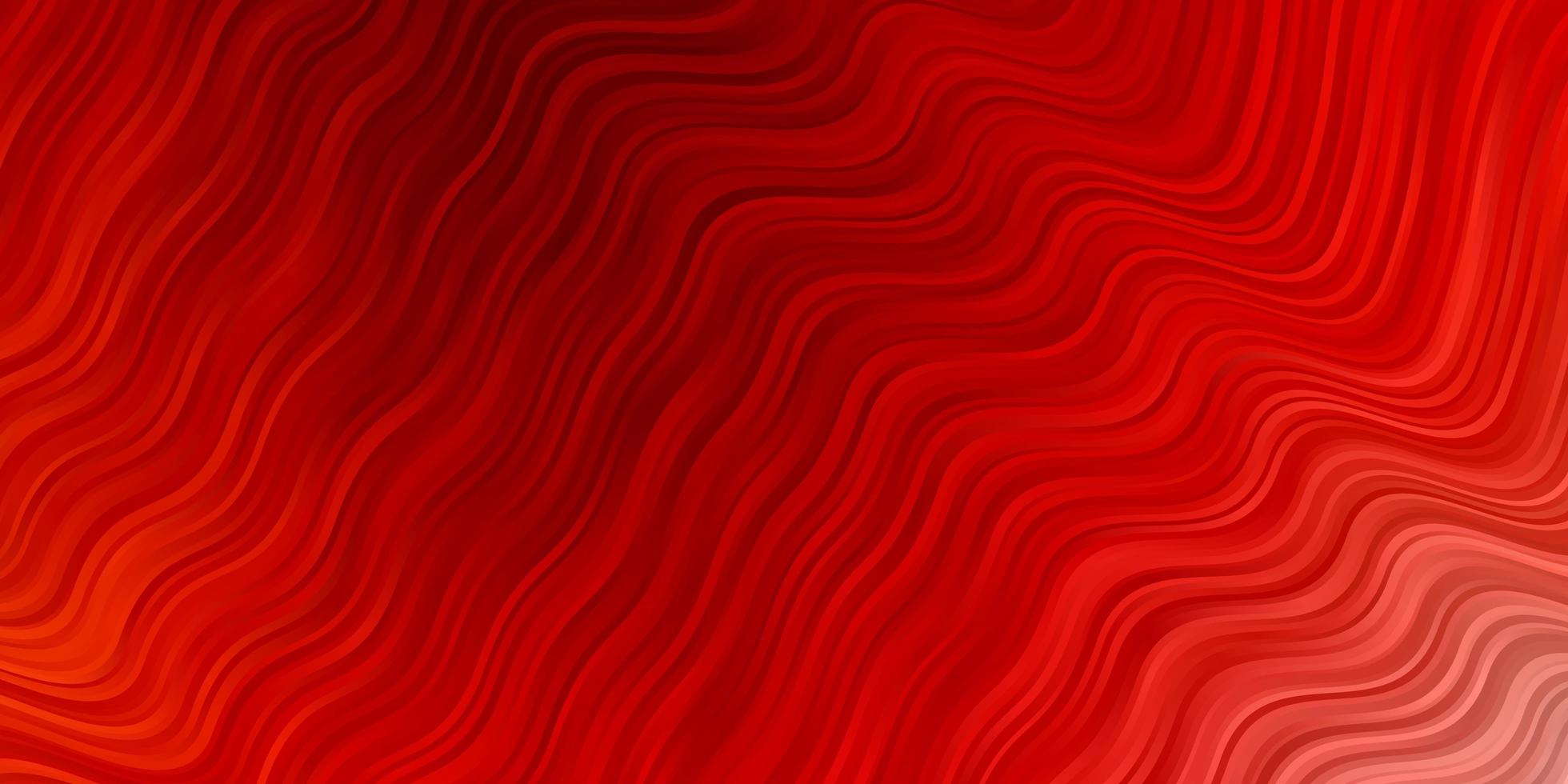Light Red vector pattern with wry lines. Brand new colorful illustration with bent lines. Pattern for commercials, ads.