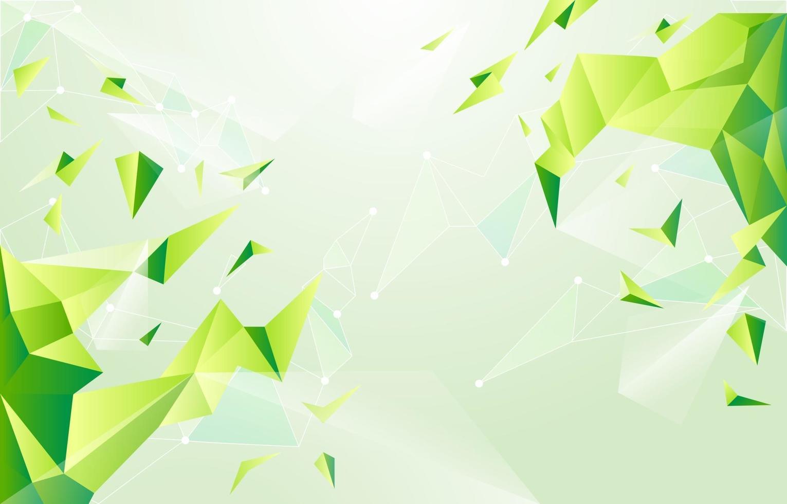 Abstract Geometric 3D Triangles Background vector