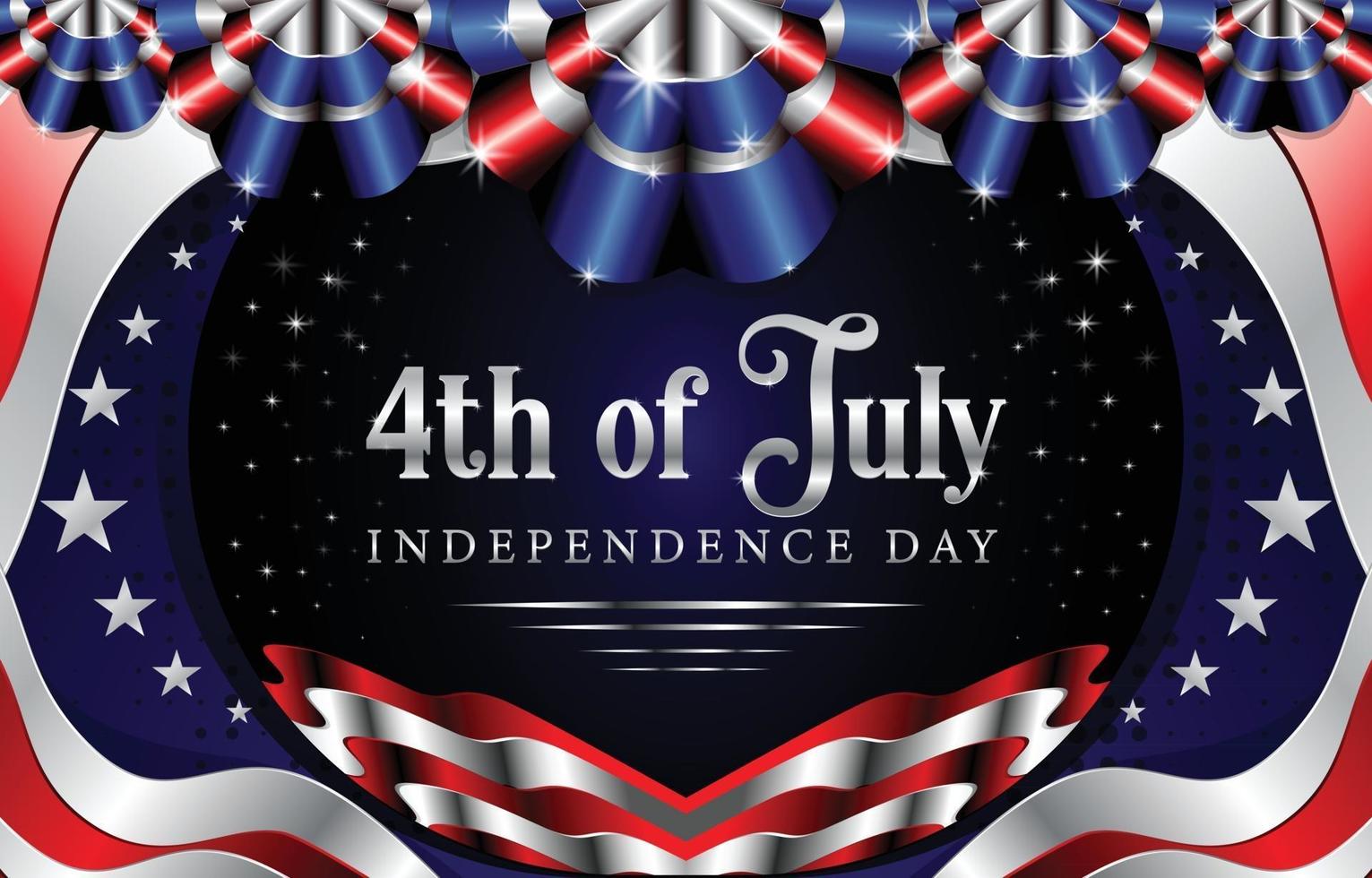 Happy 4th Of July Concept vector