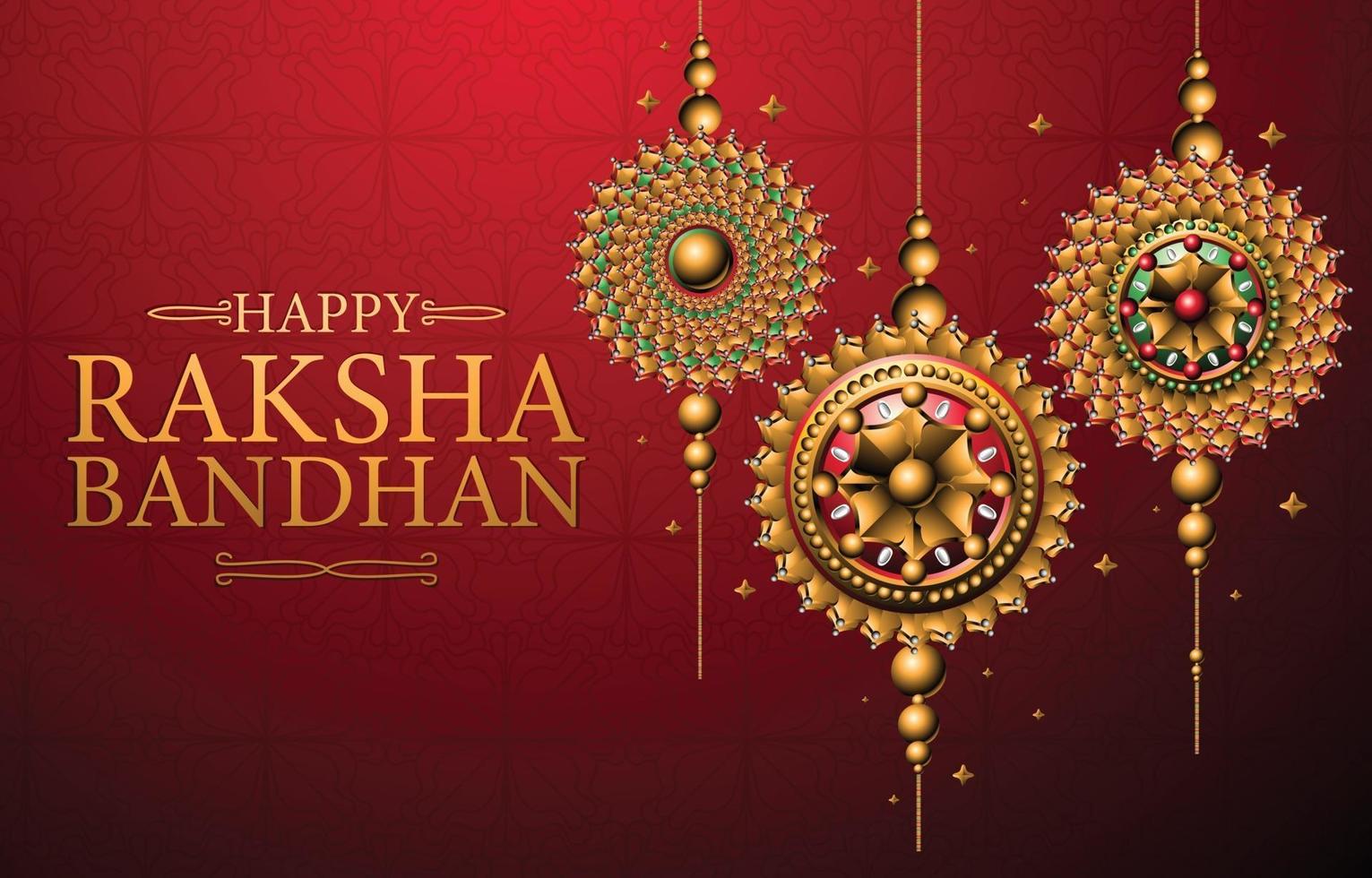 Raksha Bandhan Background concept vector