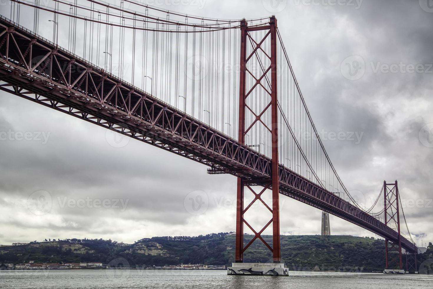 Metal bridge in Lisbon photo