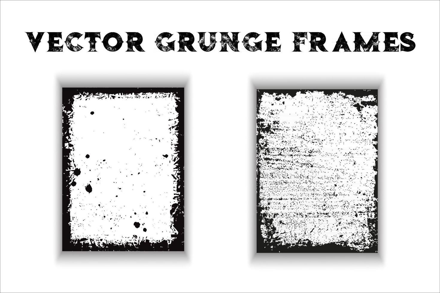 Vector Grunge Frames