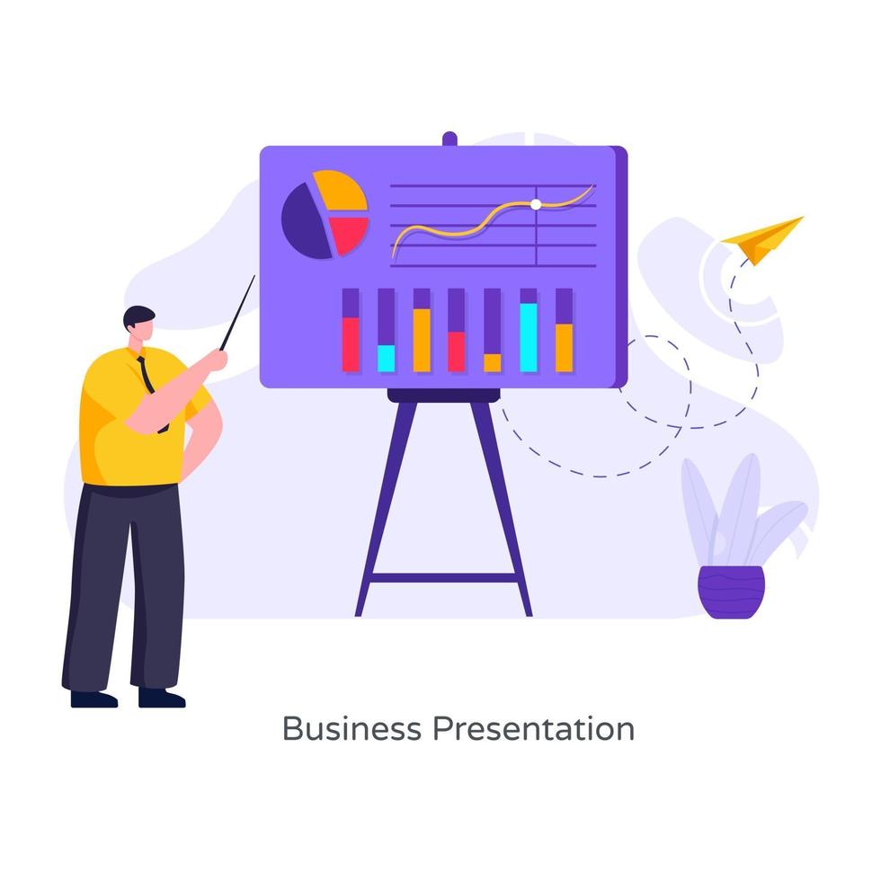 Business Financial  Presentation vector