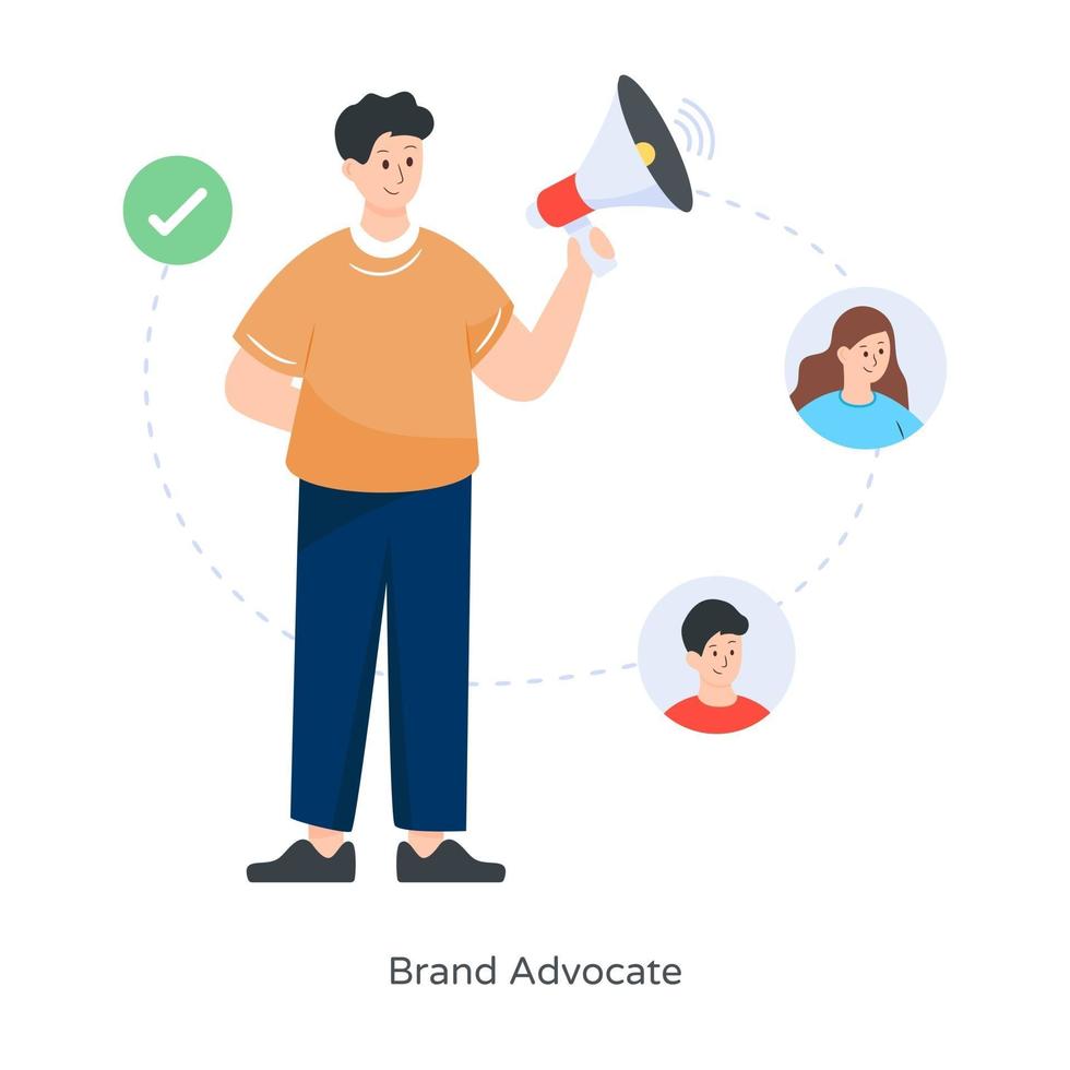 Digital Brand Advocate vector