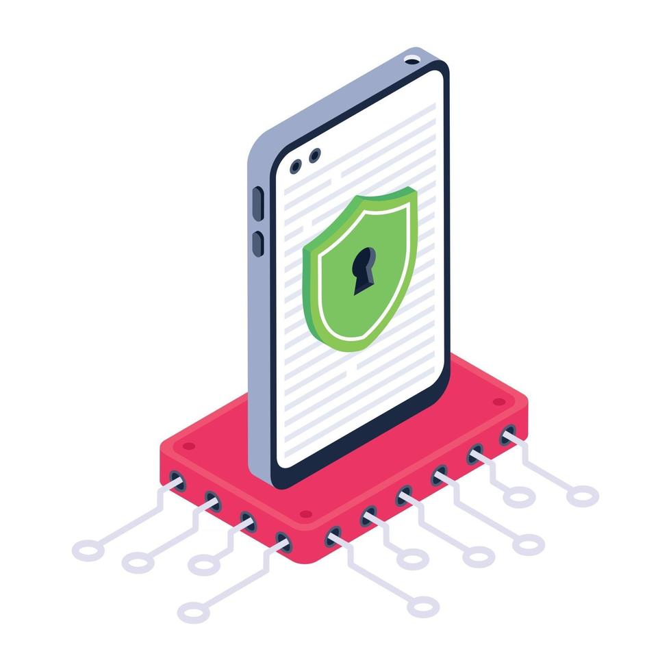 Mobile Data Encryption vector
