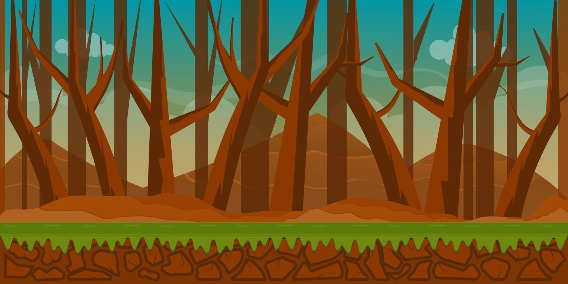 fondo de tierra de madera vector