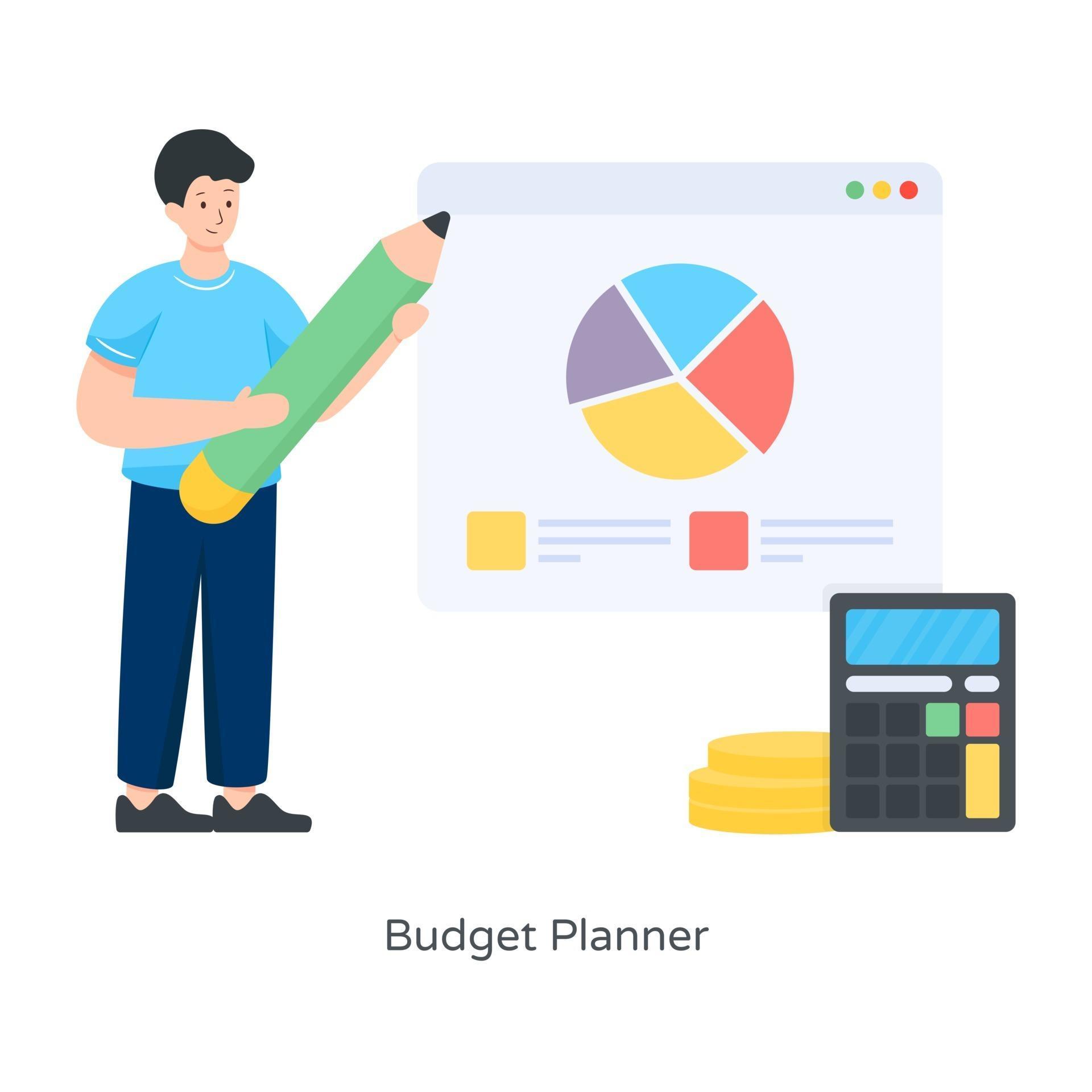 Budget Planner Avatar 2836708 Vector Art at Vecteezy