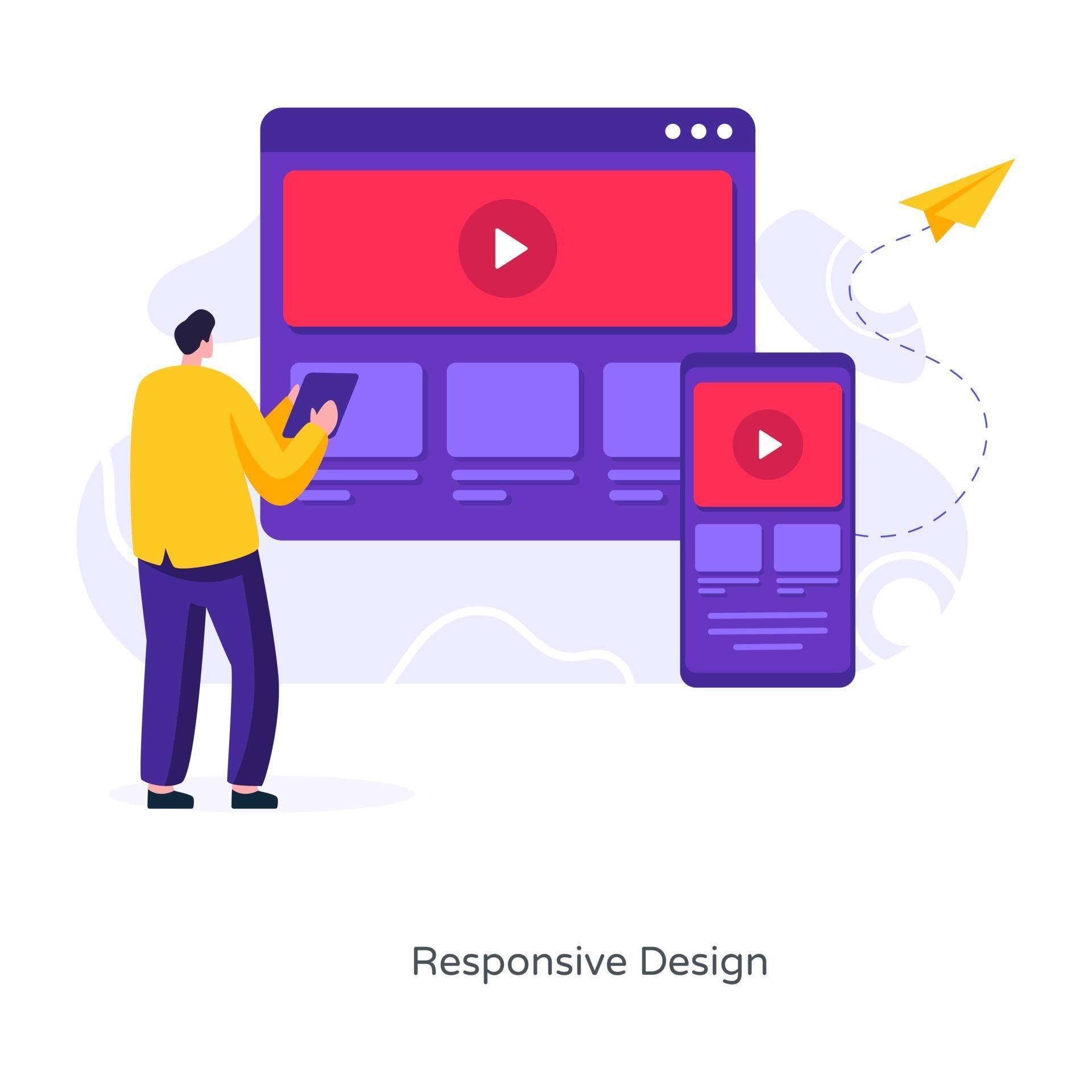 Responsive Design Layout 2836717 Vector Art at Vecteezy