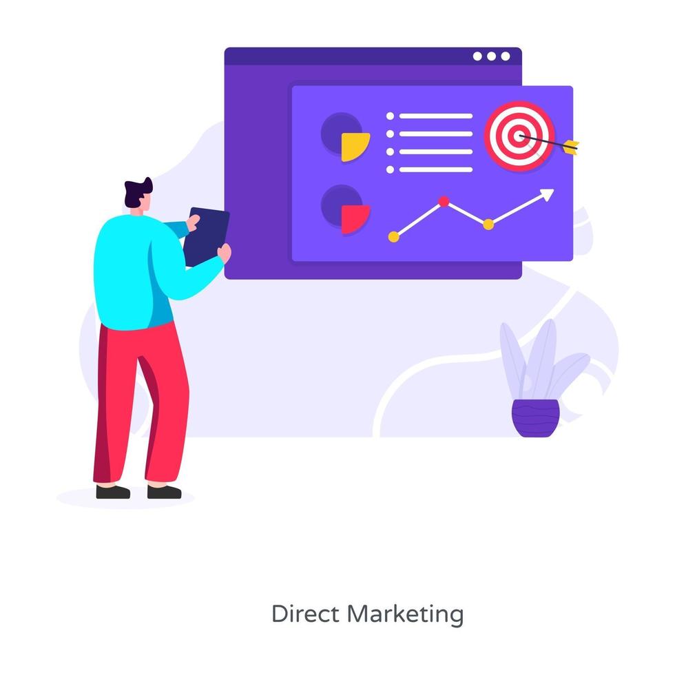 Direct Target Marketing vector