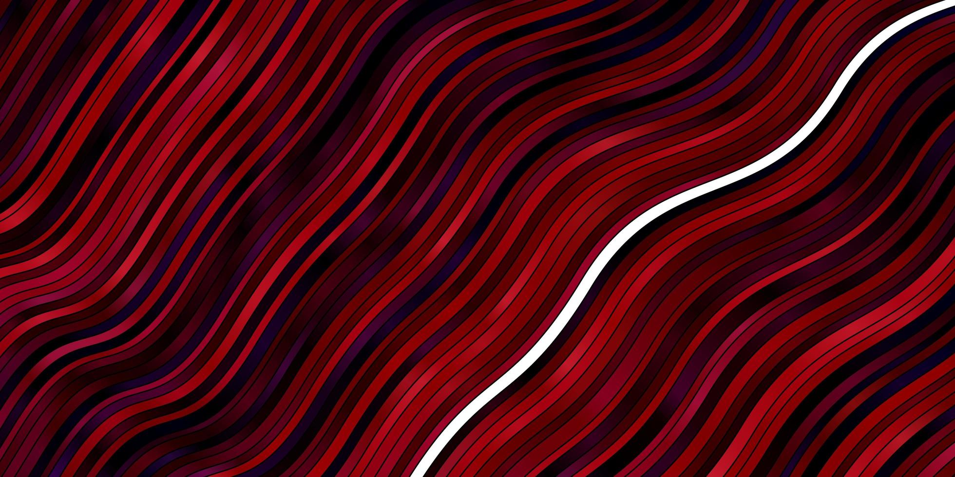 Dark Blue, Red vector template with wavy lines