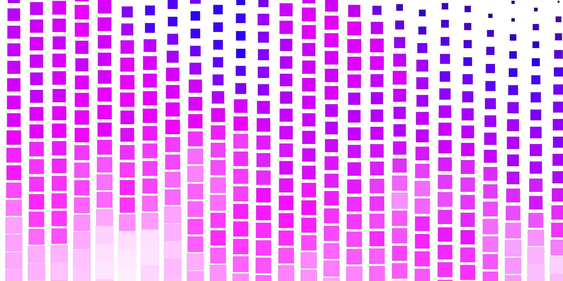 Light Purple, Pink vector pattern in square style. Abstract gradient illustration with rectangles. Template for cellphones.