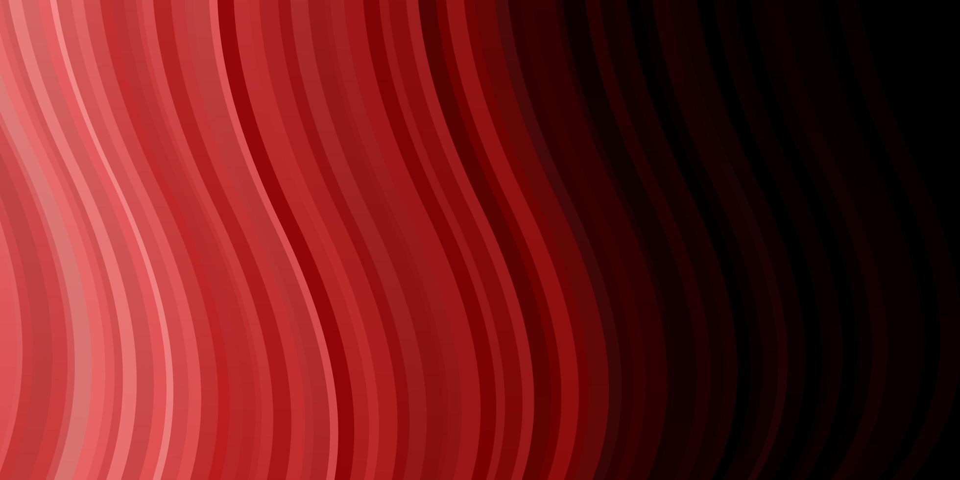 Light Pink, Red vector pattern with lines. Colorful illustration in circular style with lines. Pattern for booklets, leaflets.