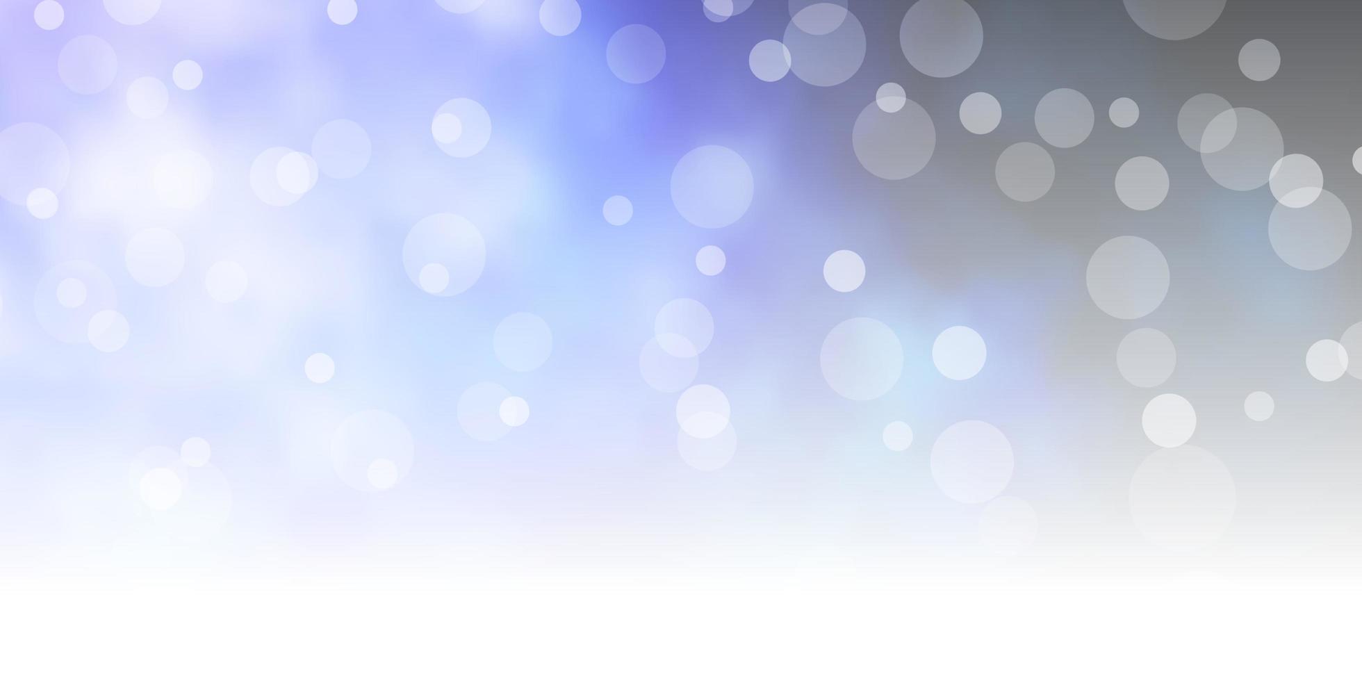 Dark Purple vector background with circles. Abstract decorative design in gradient style with bubbles. Design for your commercials.