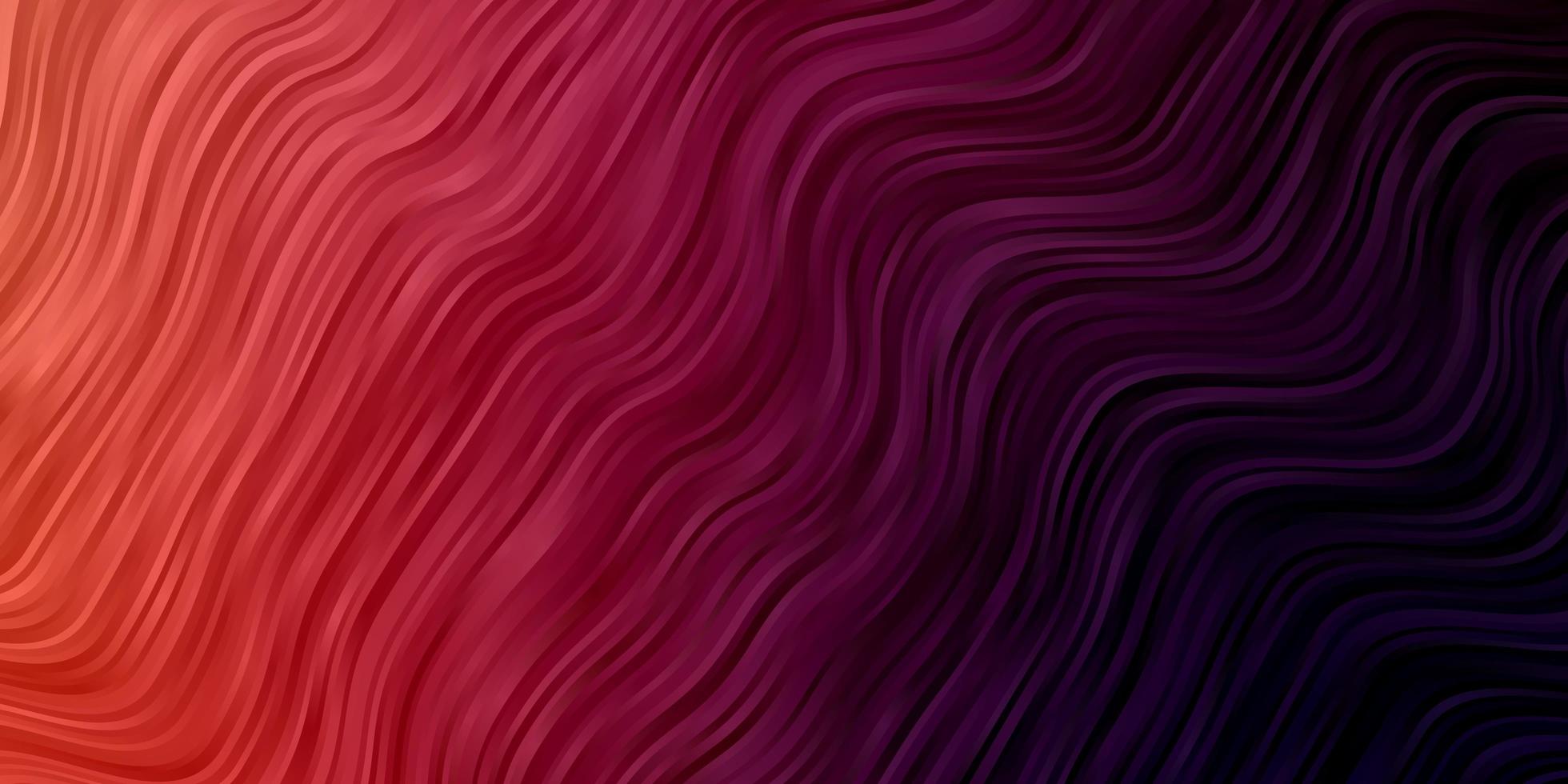 diseño de vector de color rosa oscuro, rojo con curvas. Muestra geométrica colorida con curvas de degradado. mejor diseño para su anuncio, cartel, banner.