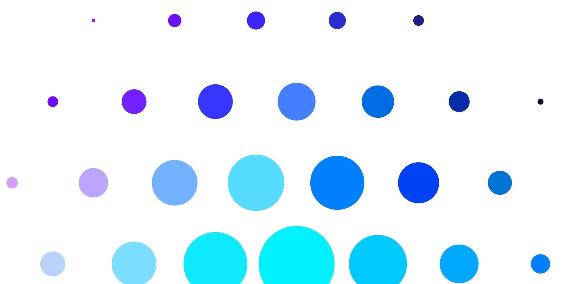 Light Pink, Blue vector pattern with spheres. Illustration with set of shining colorful abstract spheres. Design for posters, banners.