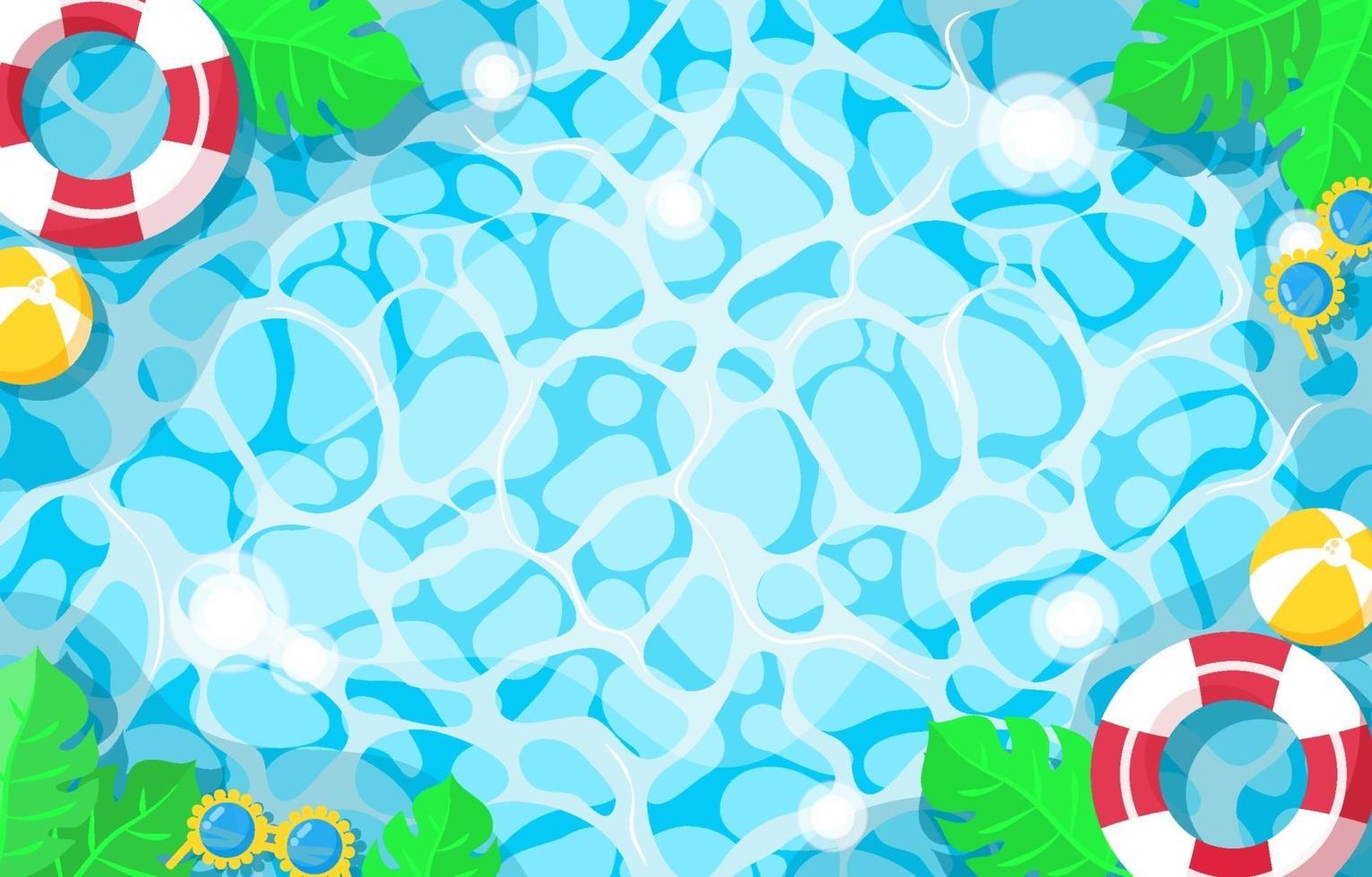 fondo de la piscina vector