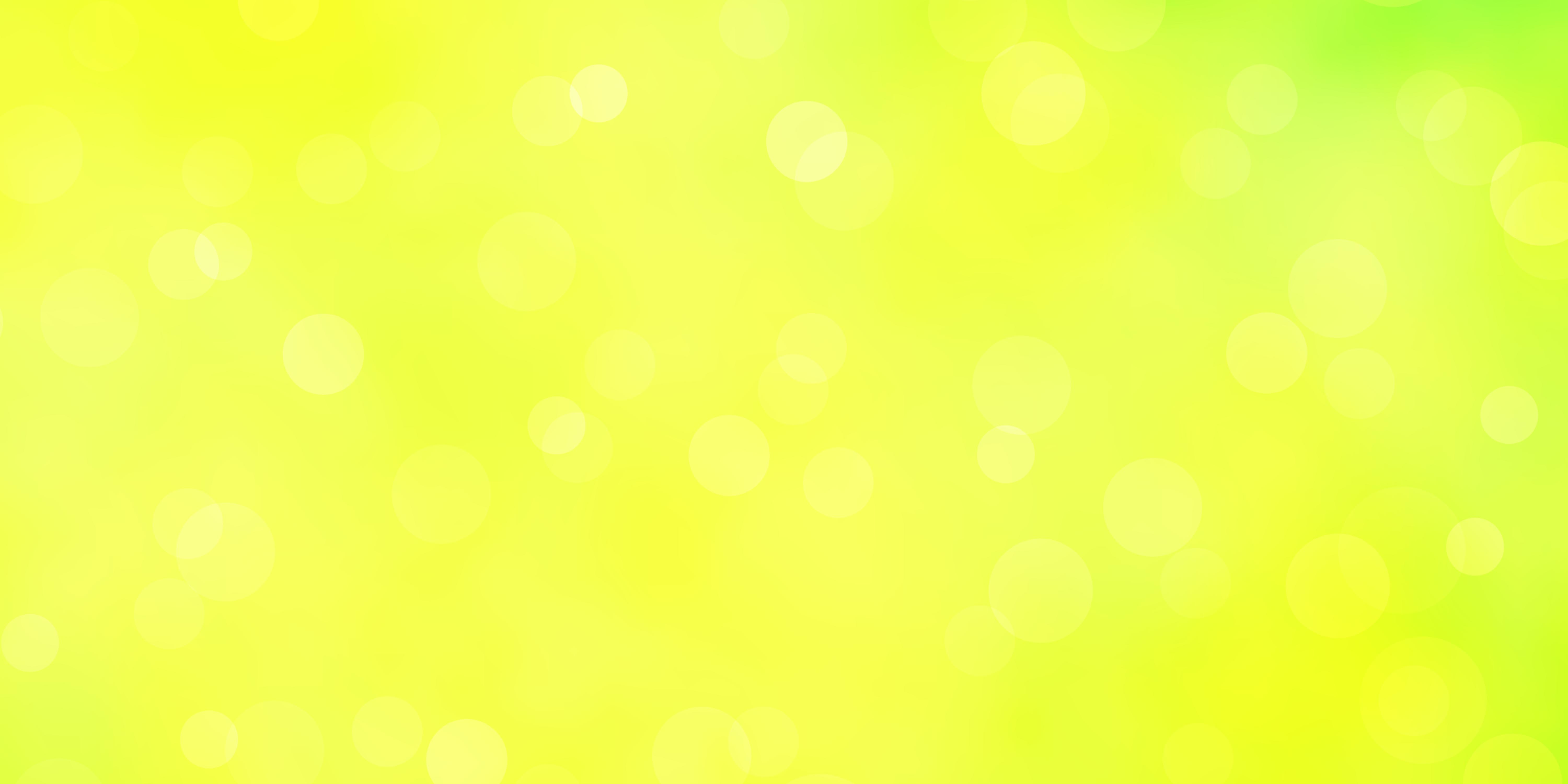Light Green, Yellow vector background with bubbles. Abstract colorful disks  on simple gradient background. Pattern for websites. 2837511 Vector Art at  Vecteezy