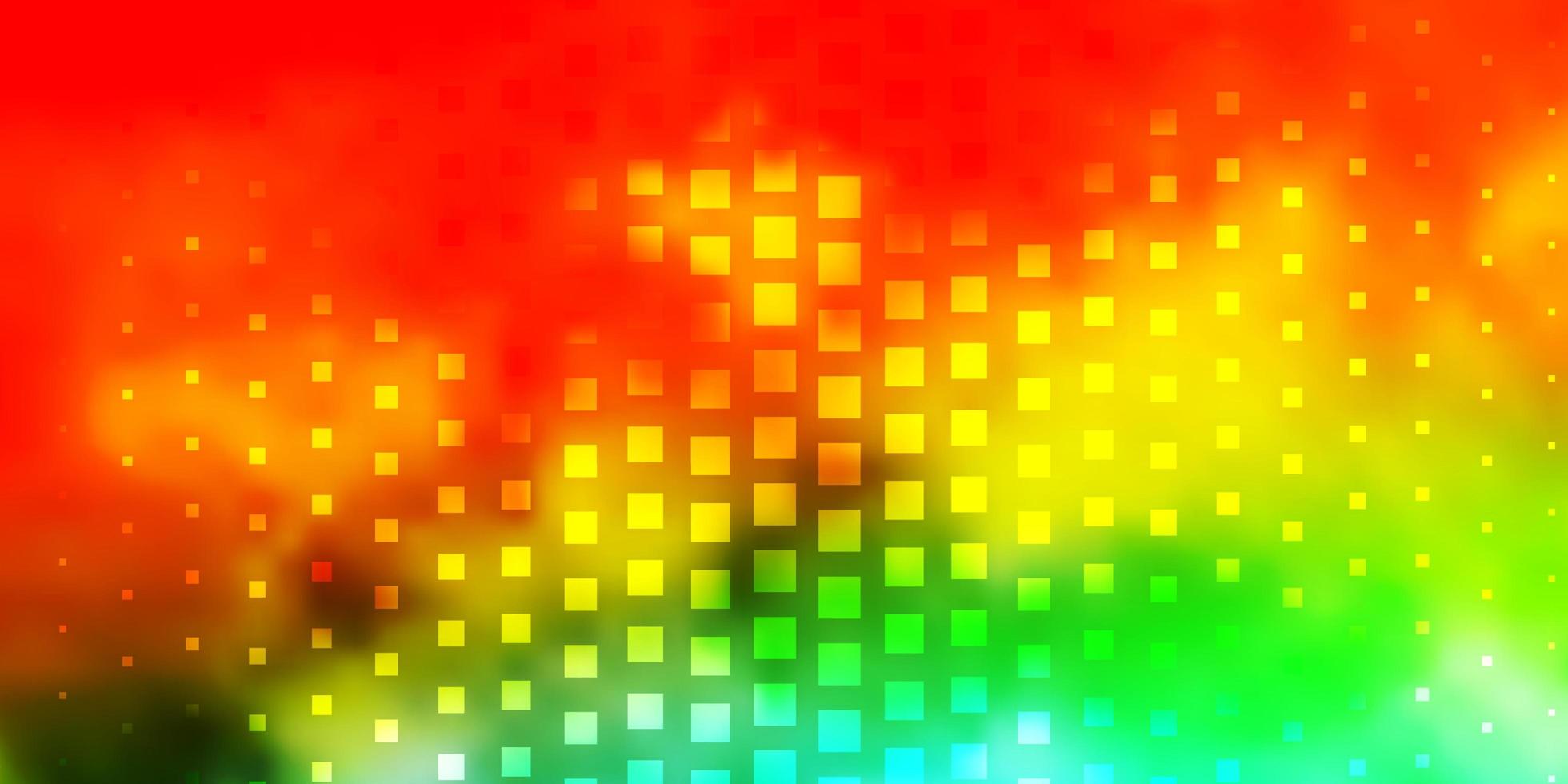 Light Green, Yellow vector template in rectangles. Illustration with a set of gradient rectangles. Pattern for websites, landing pages.