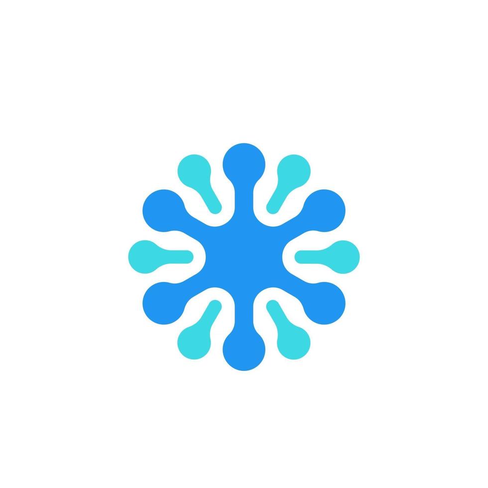 neuron icon, vector logo