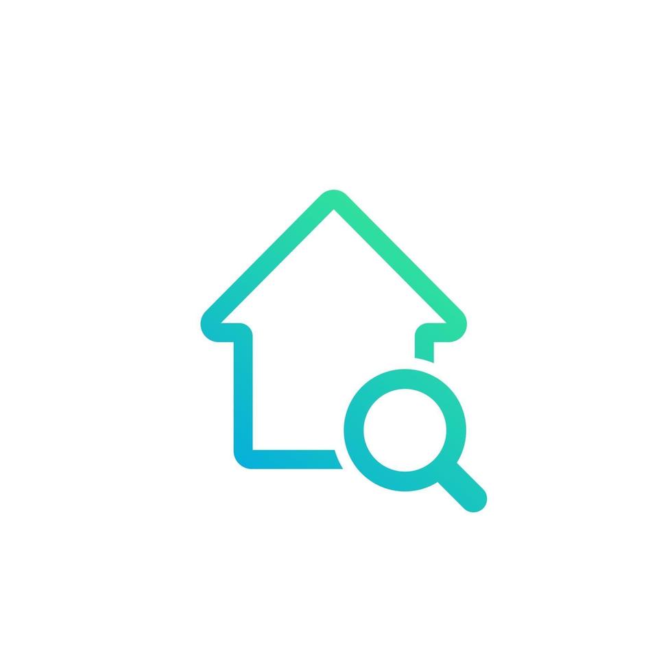 house search vector icon
