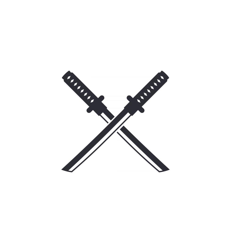 icono de vector de katana