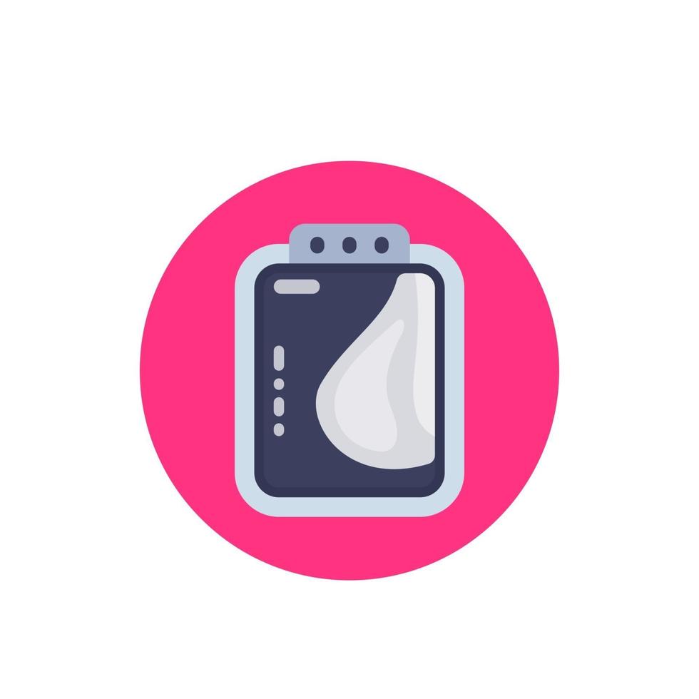 Mammogram vector icon