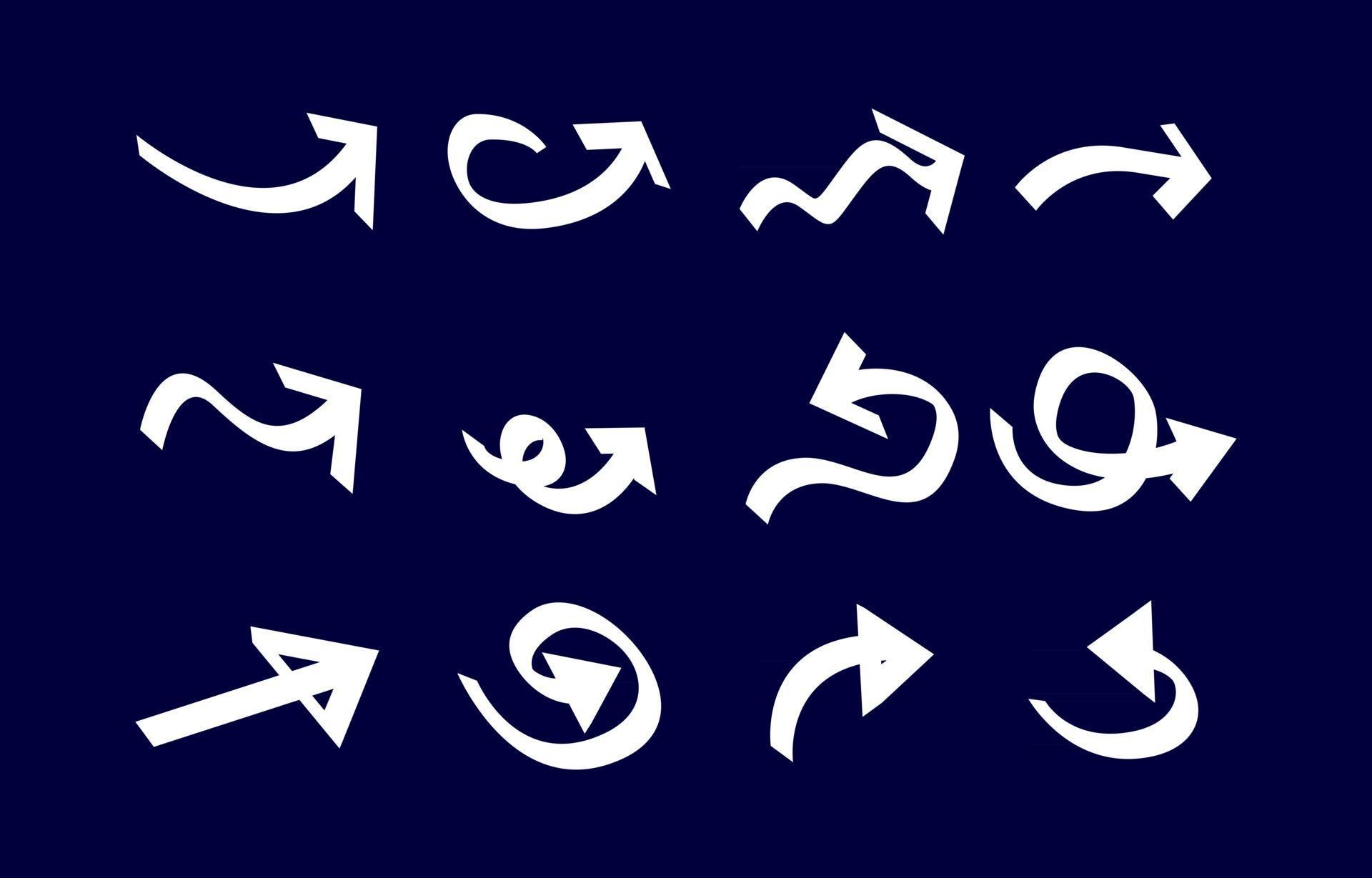 Hand Drawn Style Arrow Icon Set 2838904 Vector Art at Vecteezy