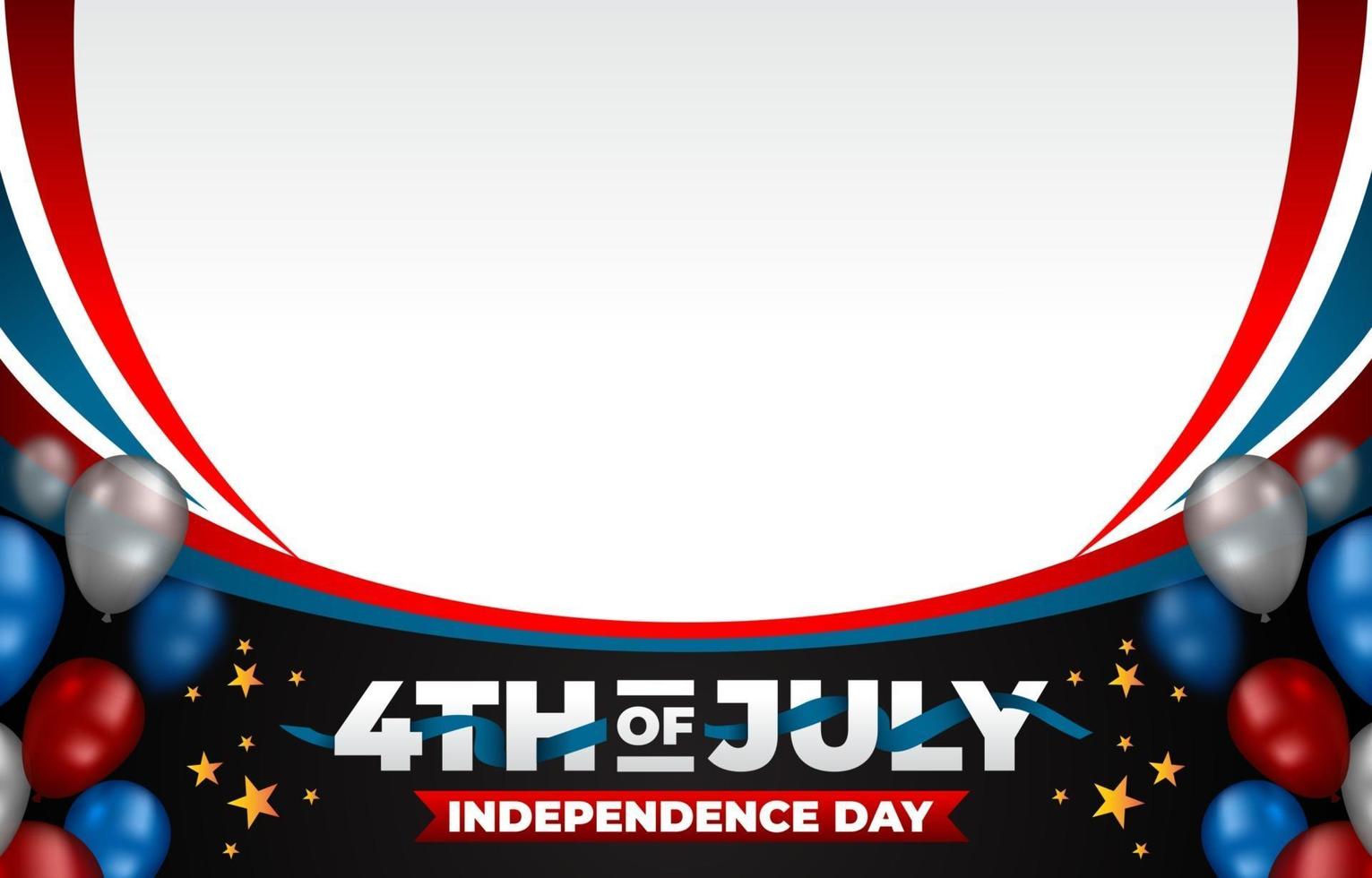 4th of July Background vector